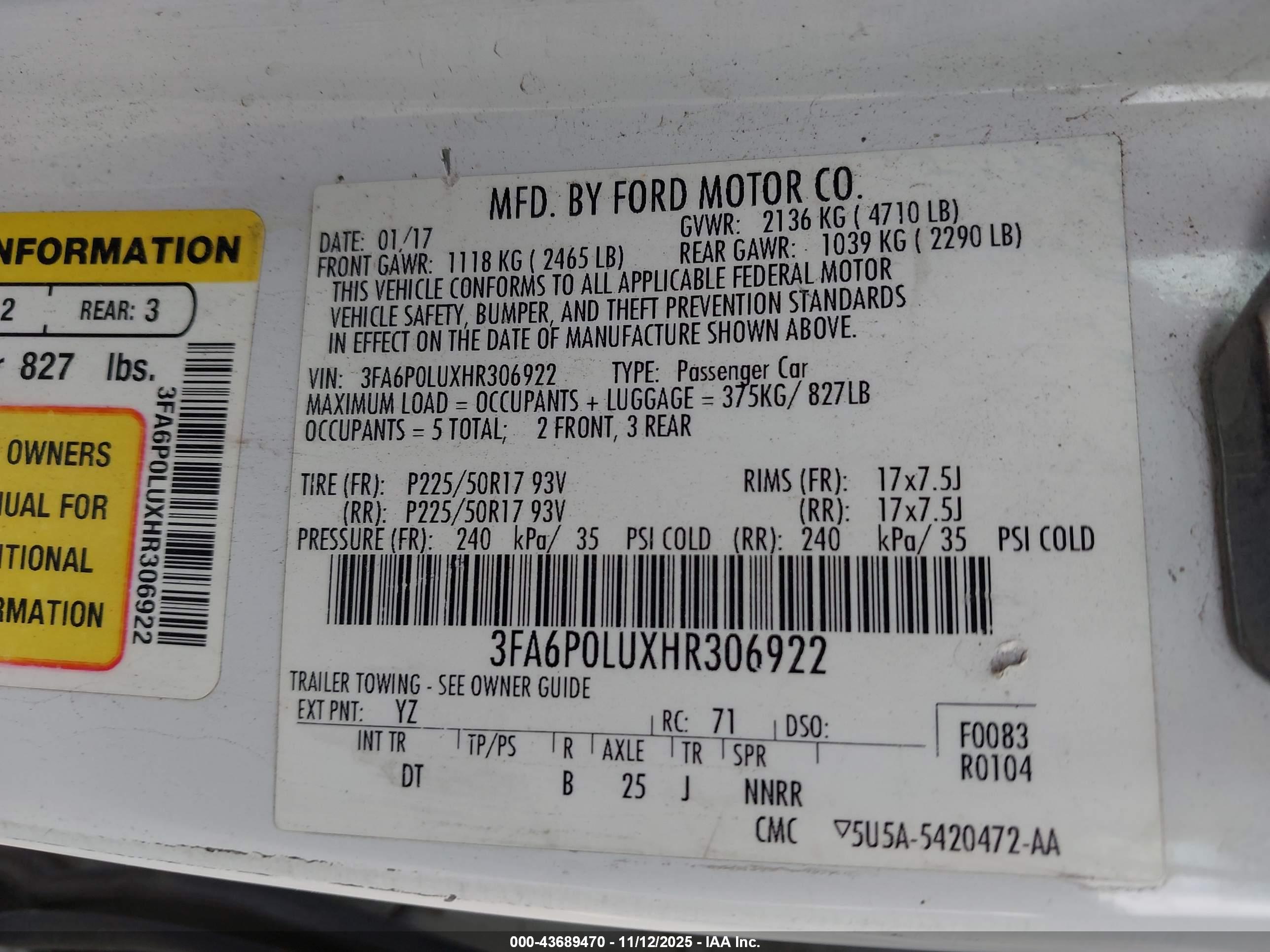 FORD FUSION image 9