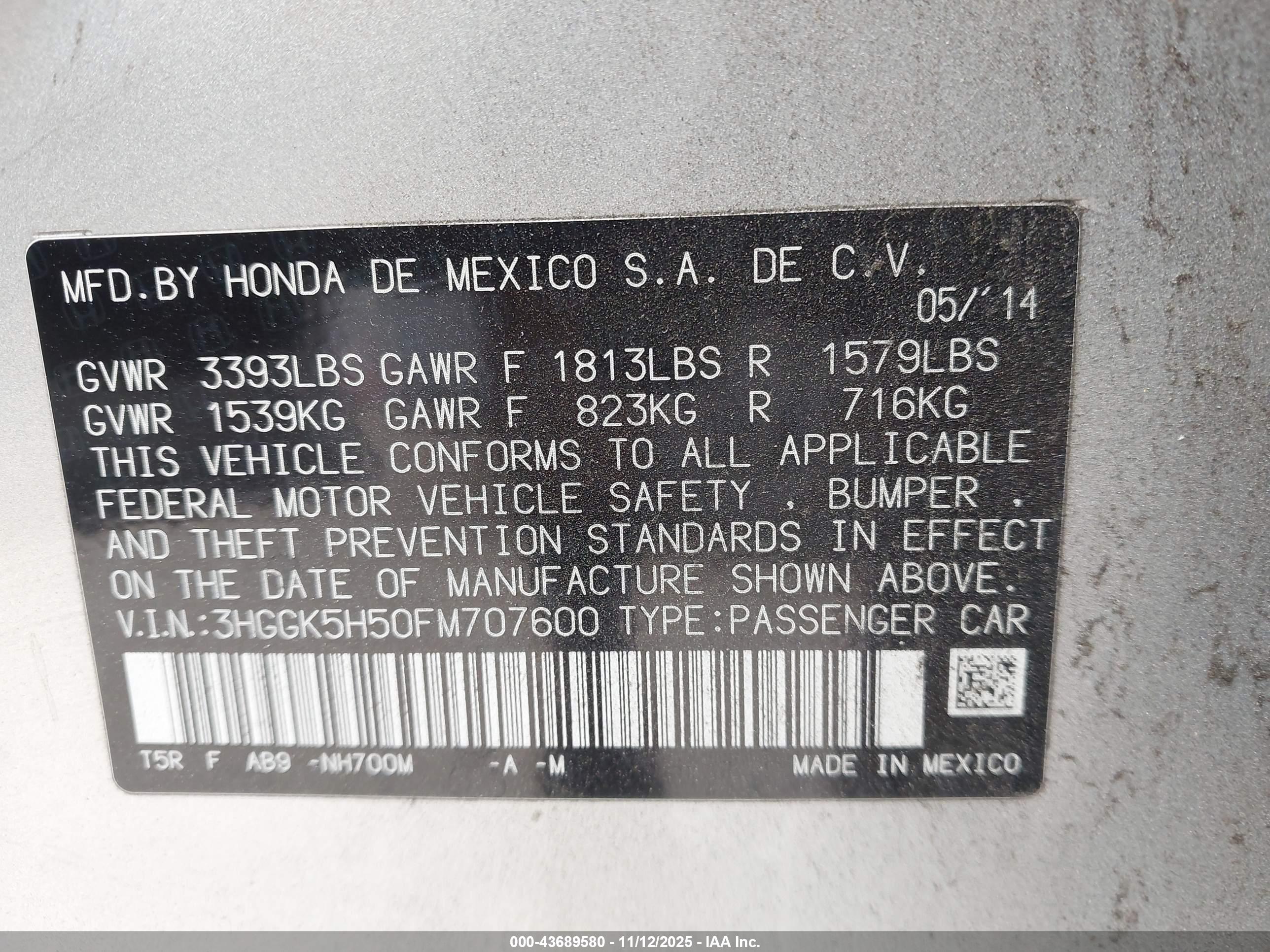 HONDA FIT image 9