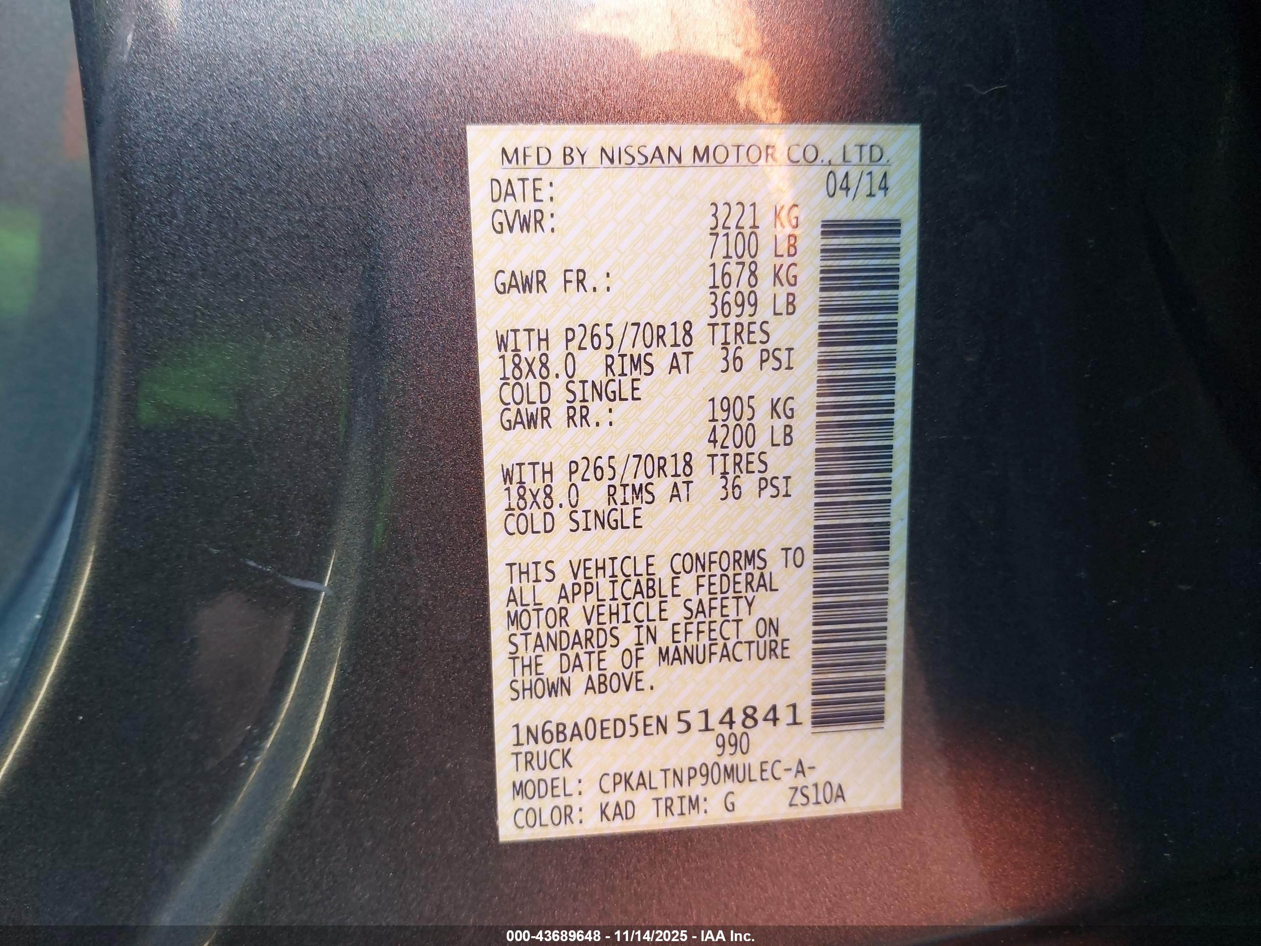 NISSAN TITAN image 9
