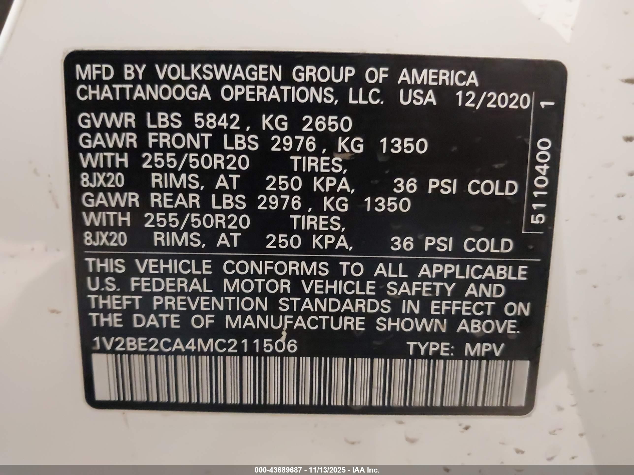 VOLKSWAGEN ATLAS image 9