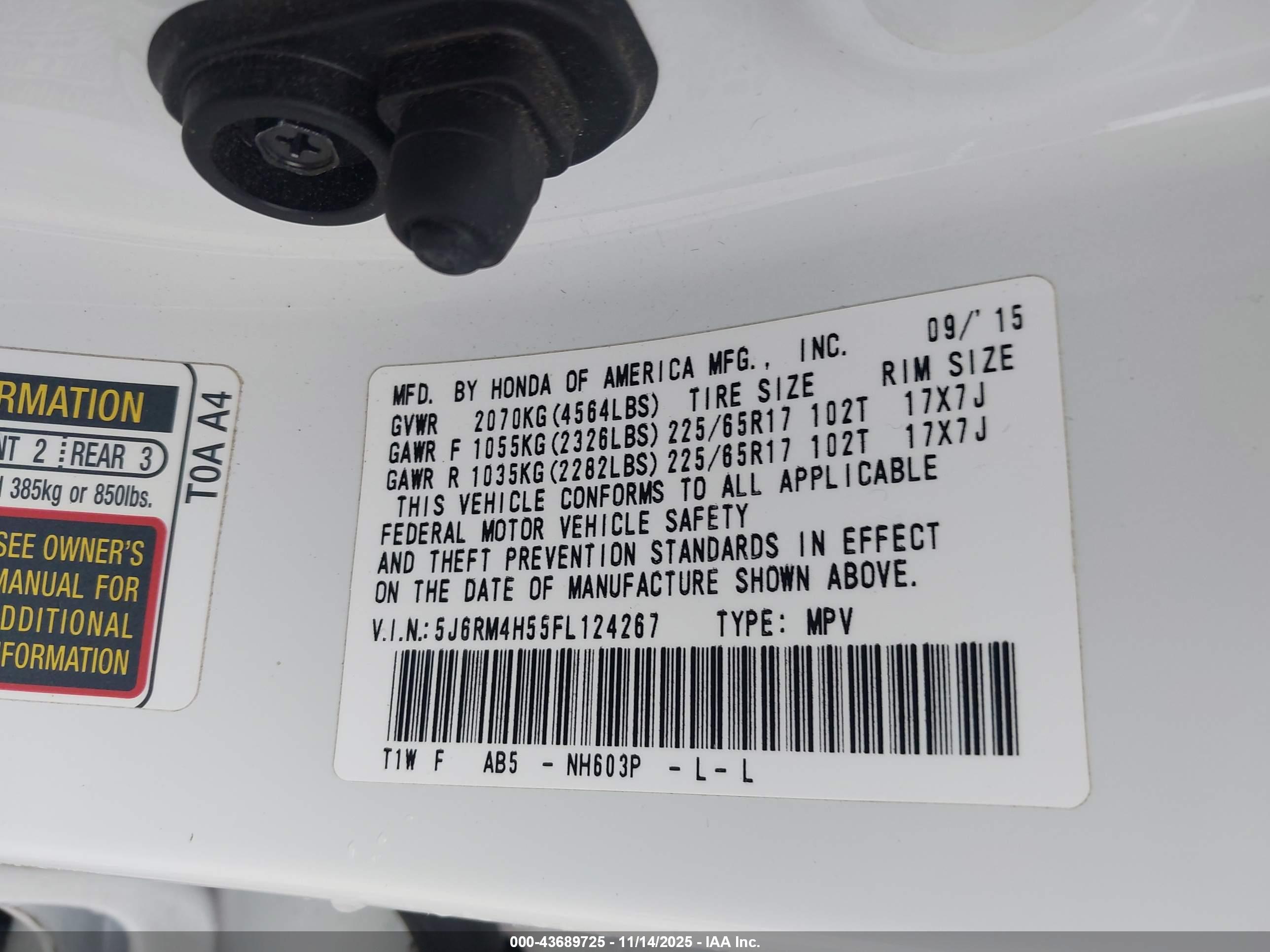 HONDA CR-V image 9