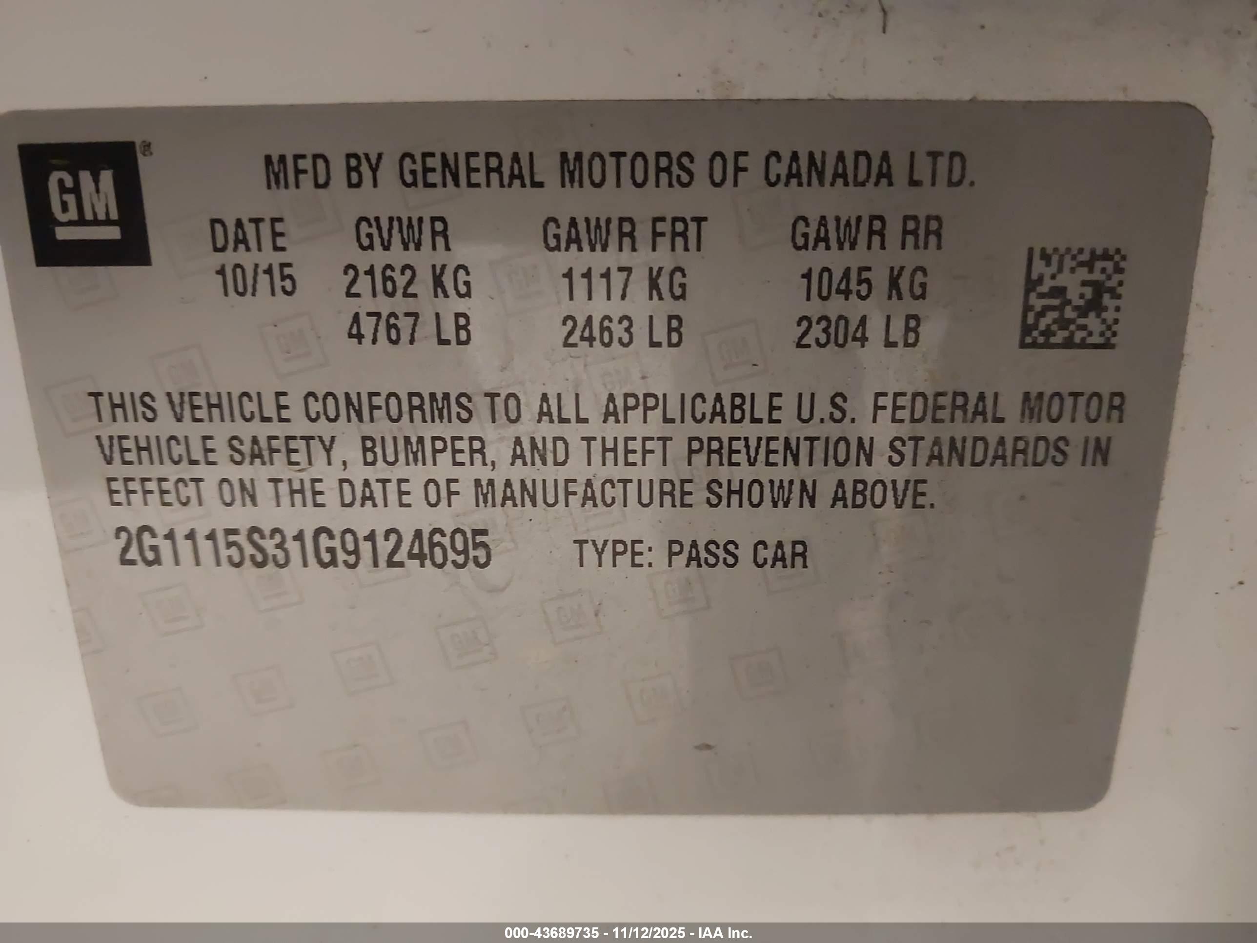 CHEVROLET IMPALA image 9