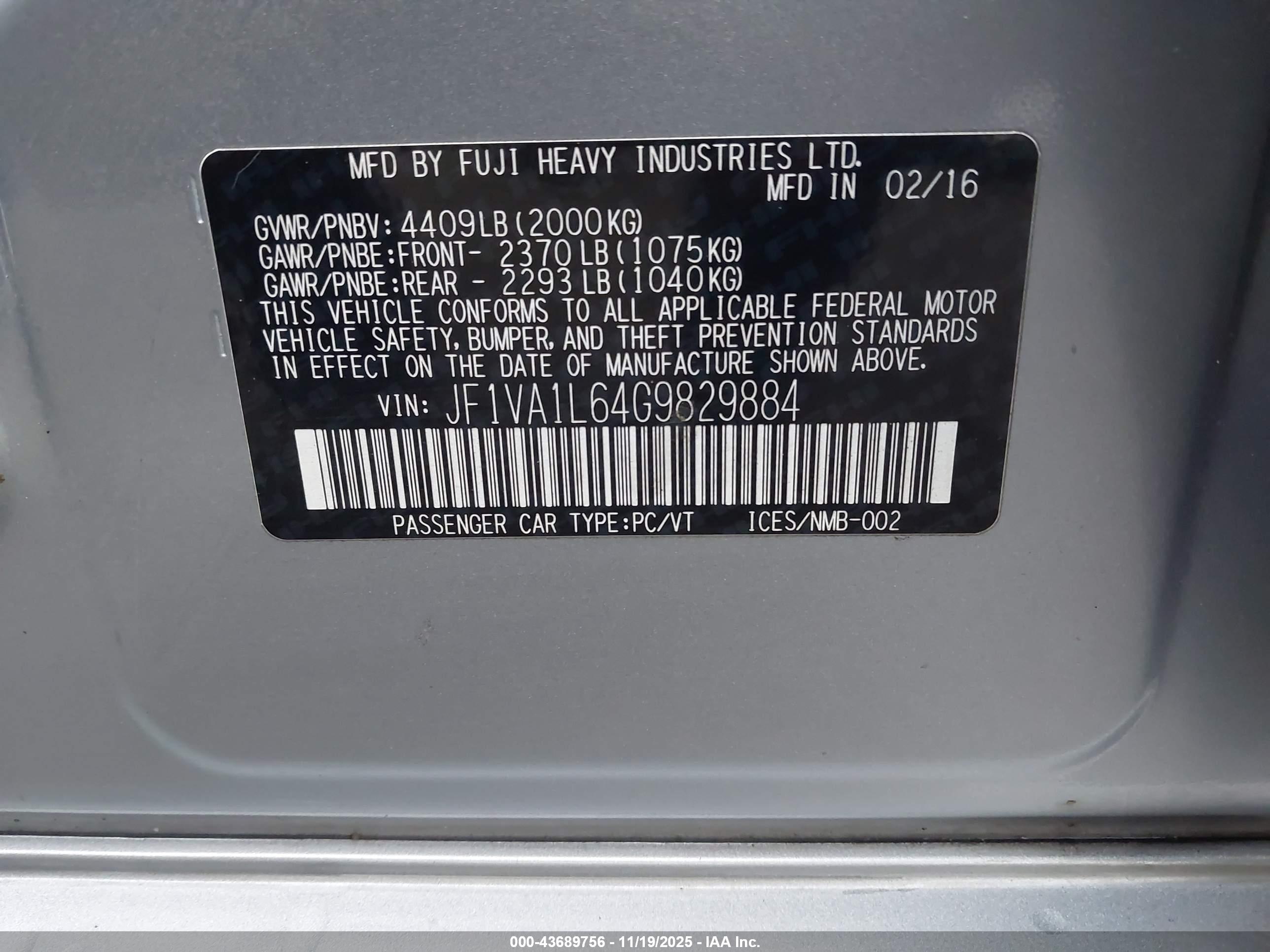 SUBARU WRX image 9