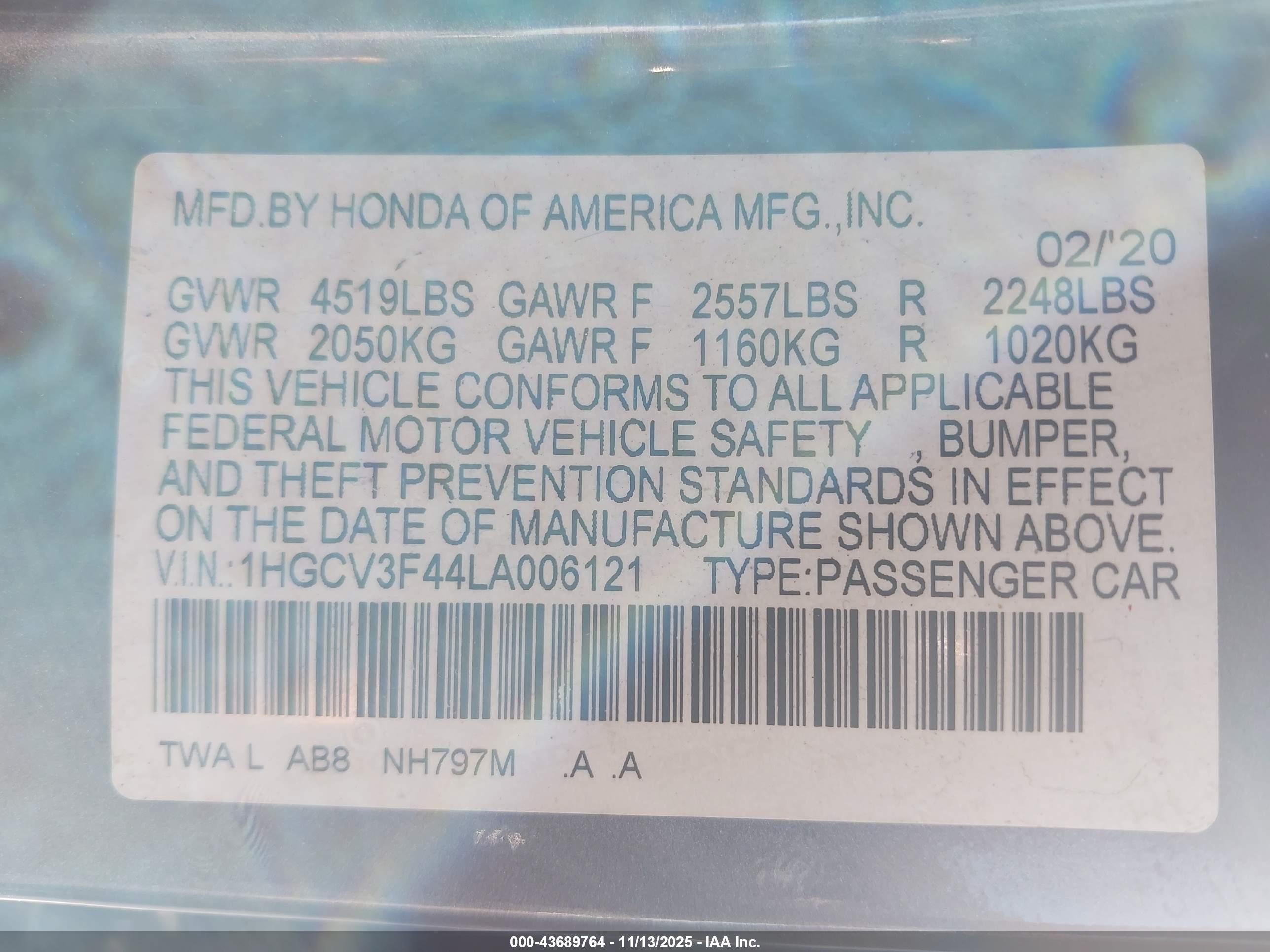 HONDA ACCORD image 9