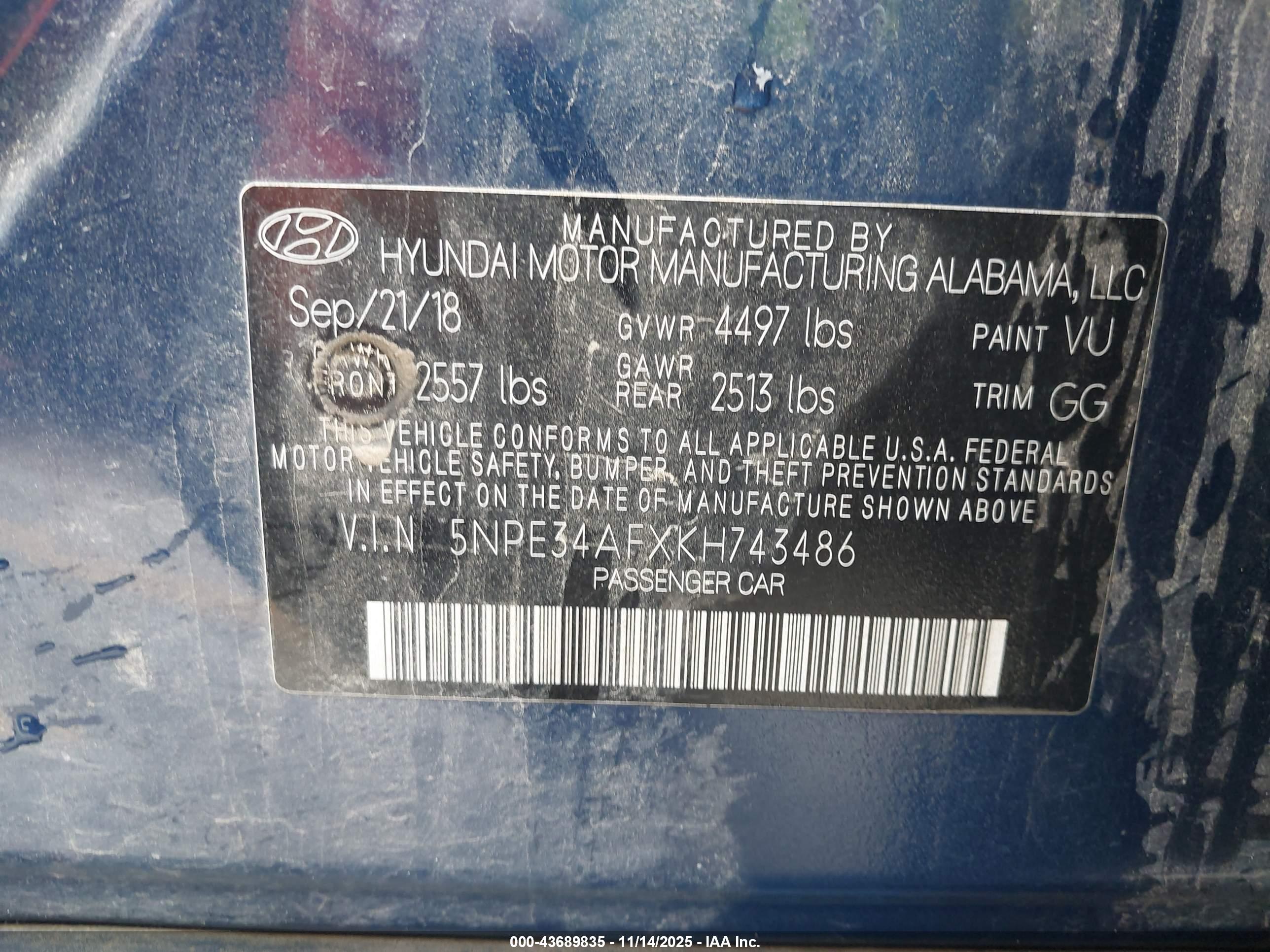 HYUNDAI SONATA image 9