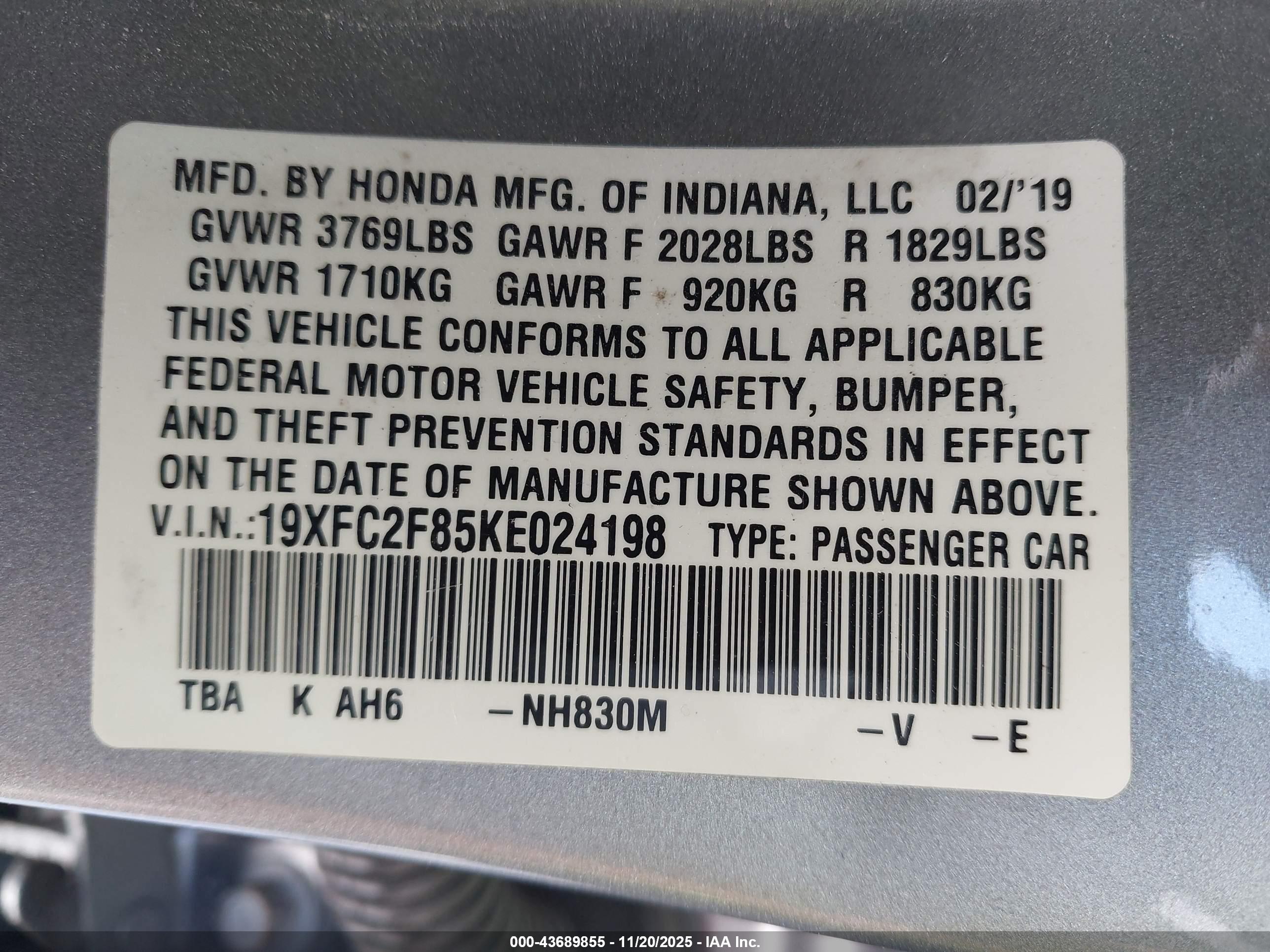 HONDA CIVIC image 9
