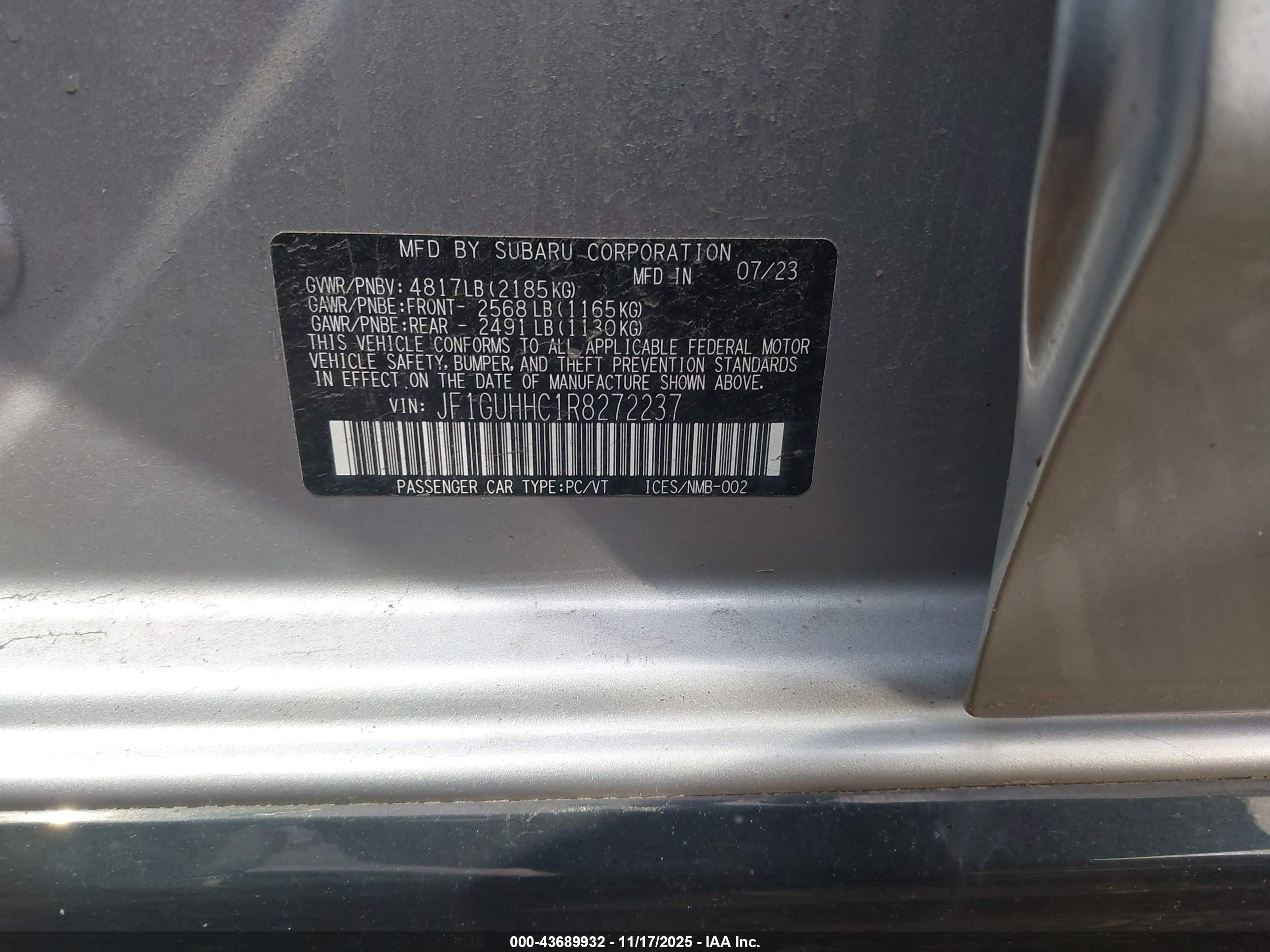 SUBARU IMPREZA image 9