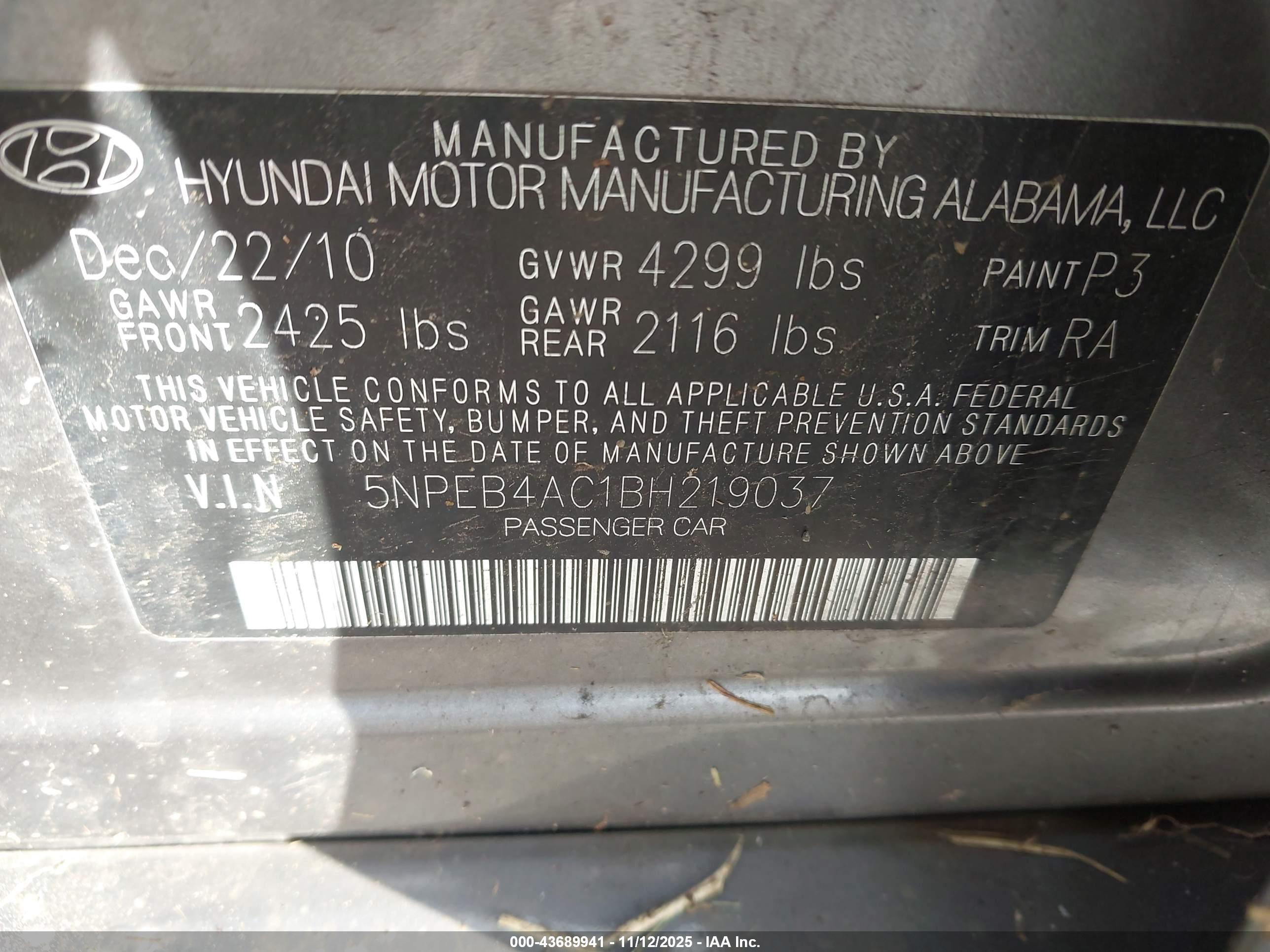 HYUNDAI SONATA image 9