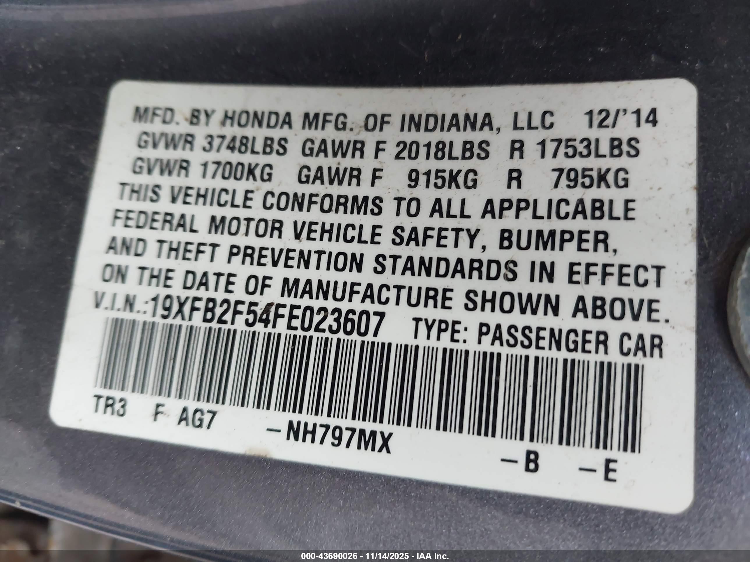 HONDA CIVIC image 9