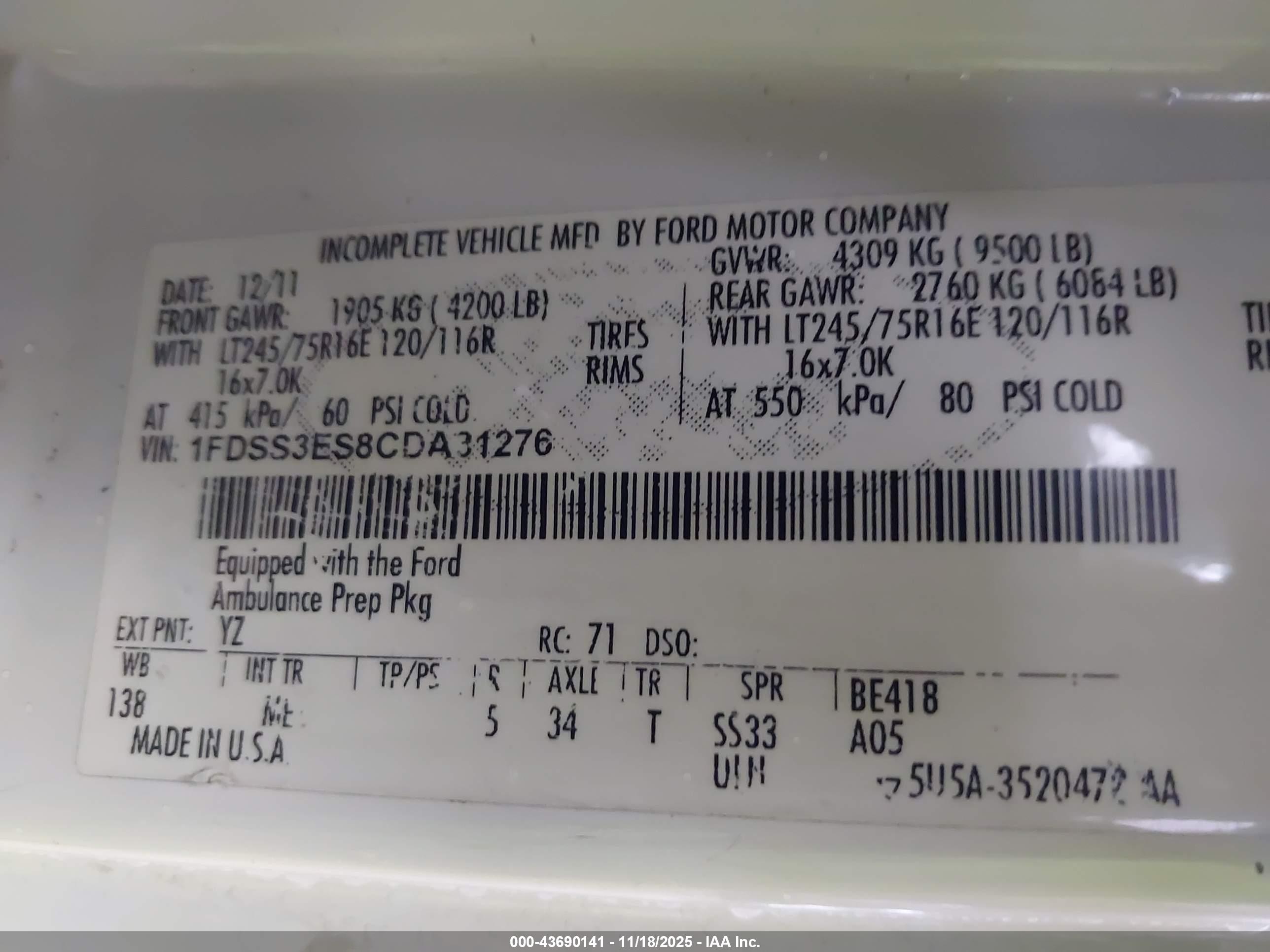 FORD E-350 image 9