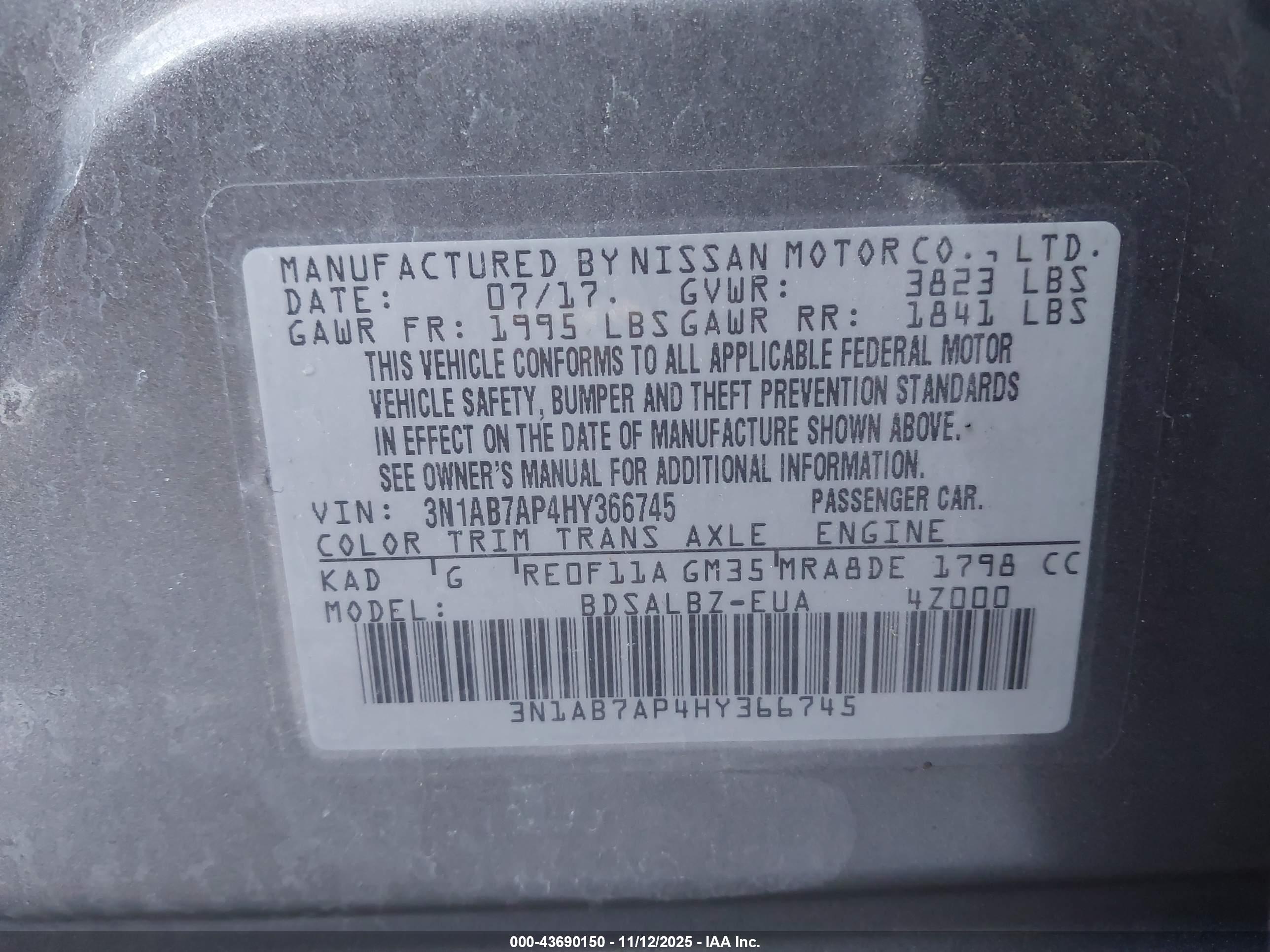 NISSAN SENTRA image 9