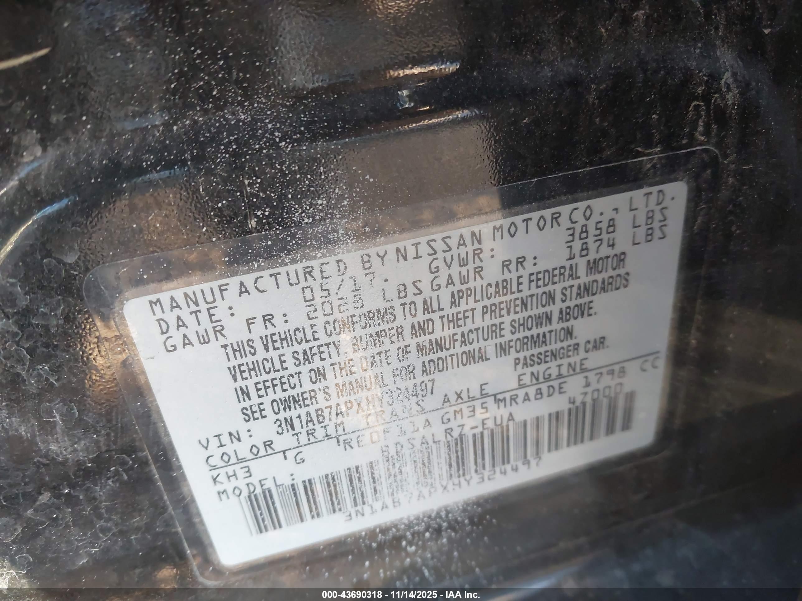 NISSAN SENTRA image 9