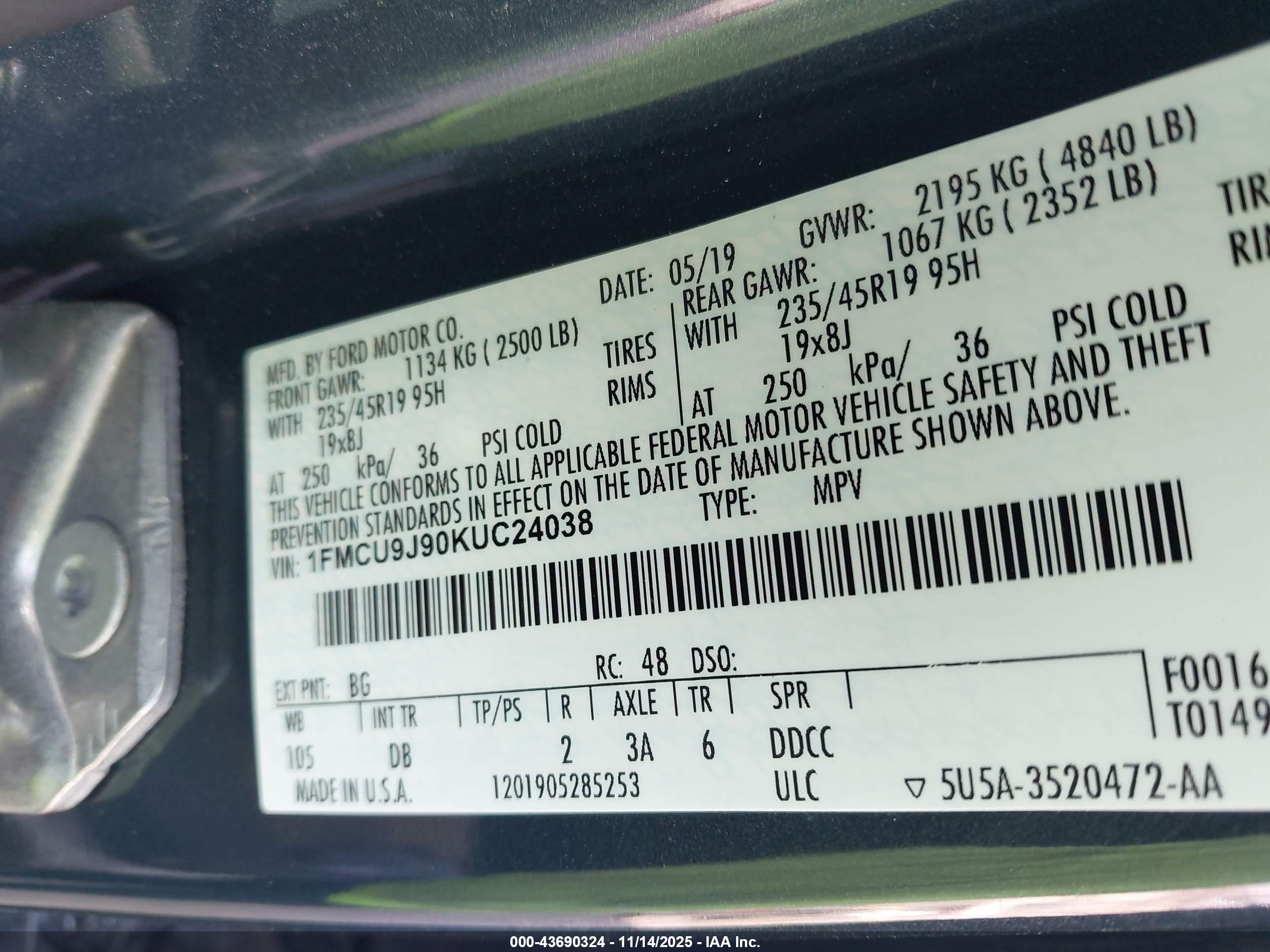 FORD ESCAPE image 9