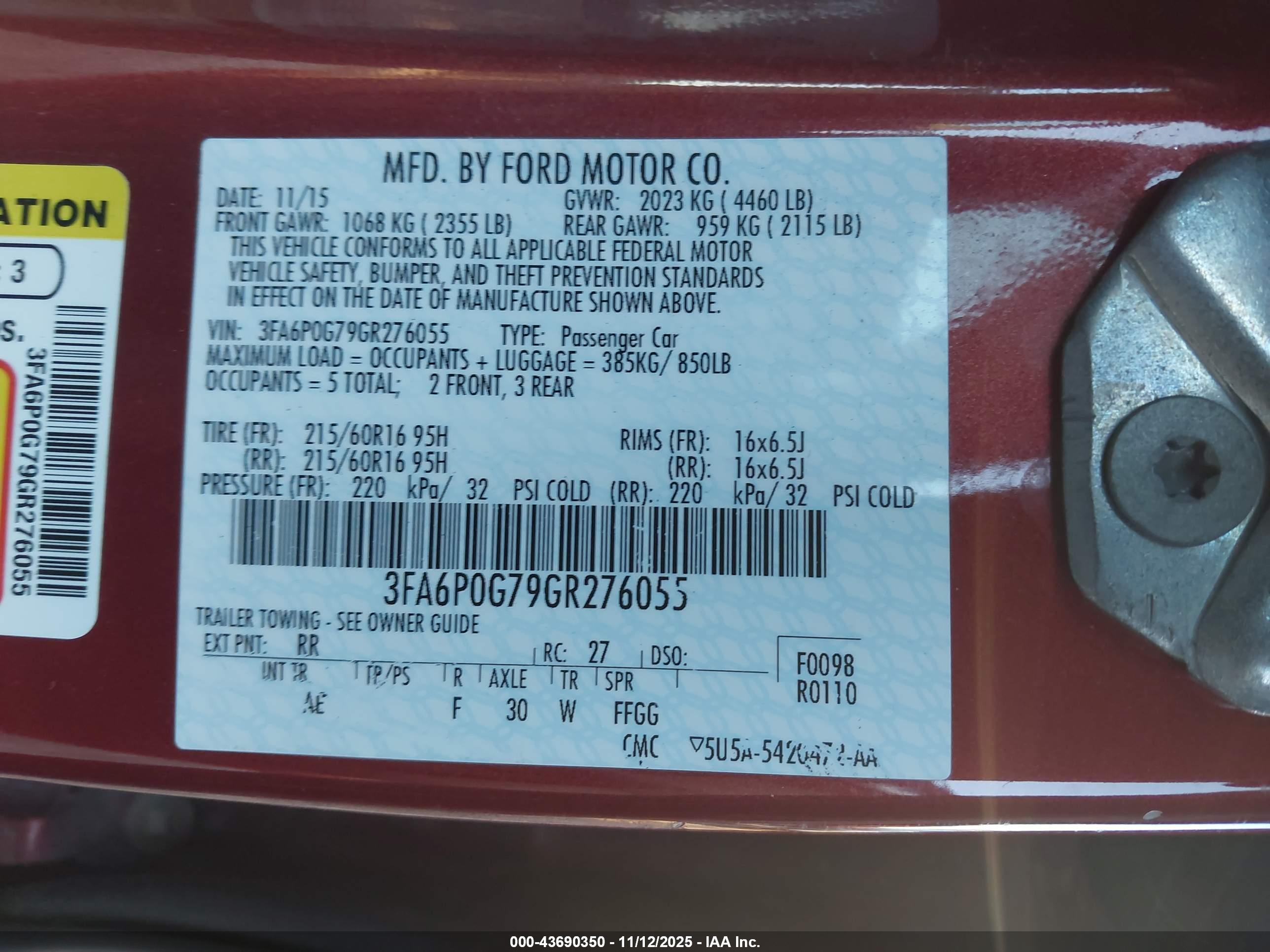 FORD FUSION image 9