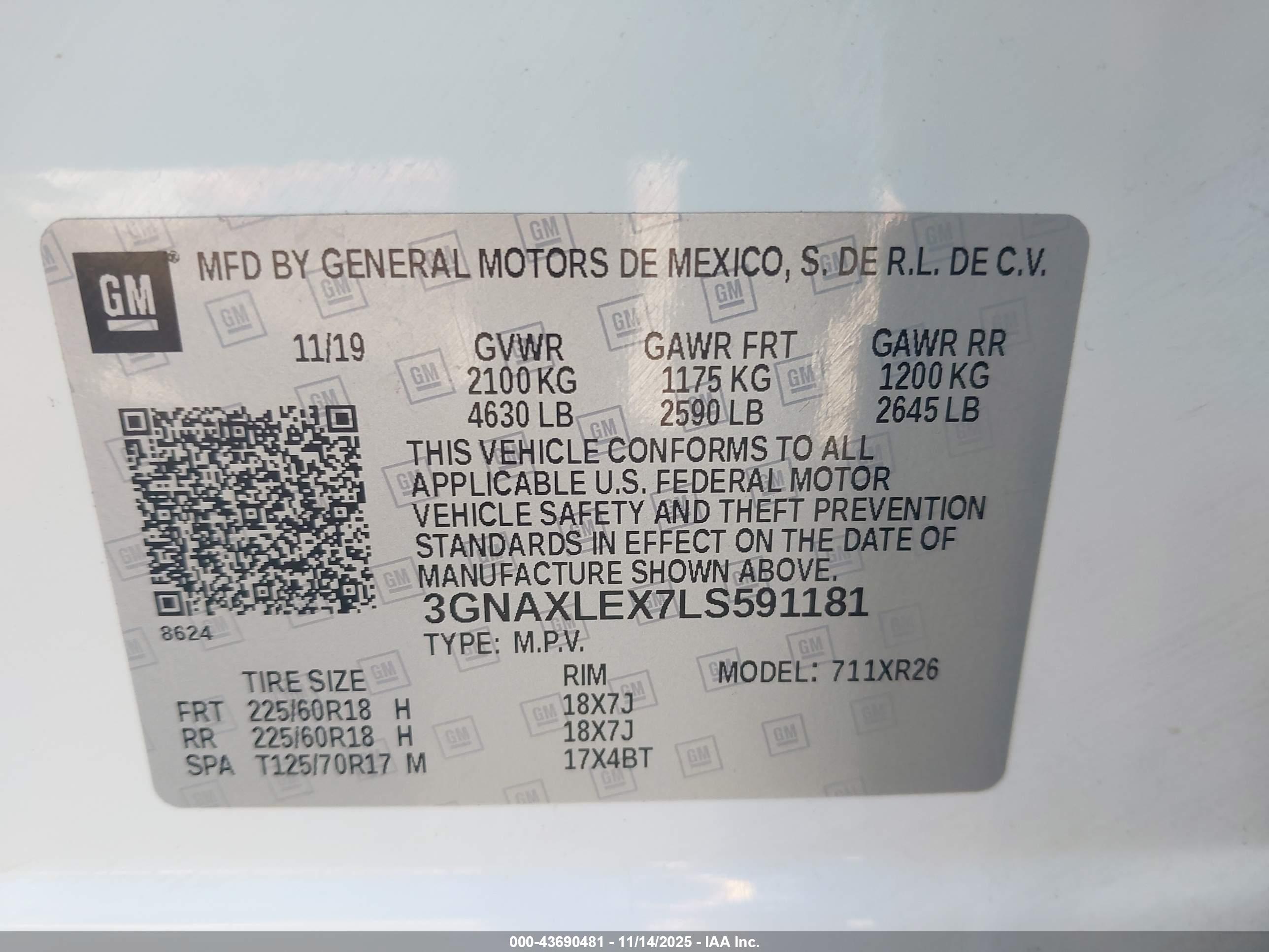 CHEVROLET EQUINOX image 9