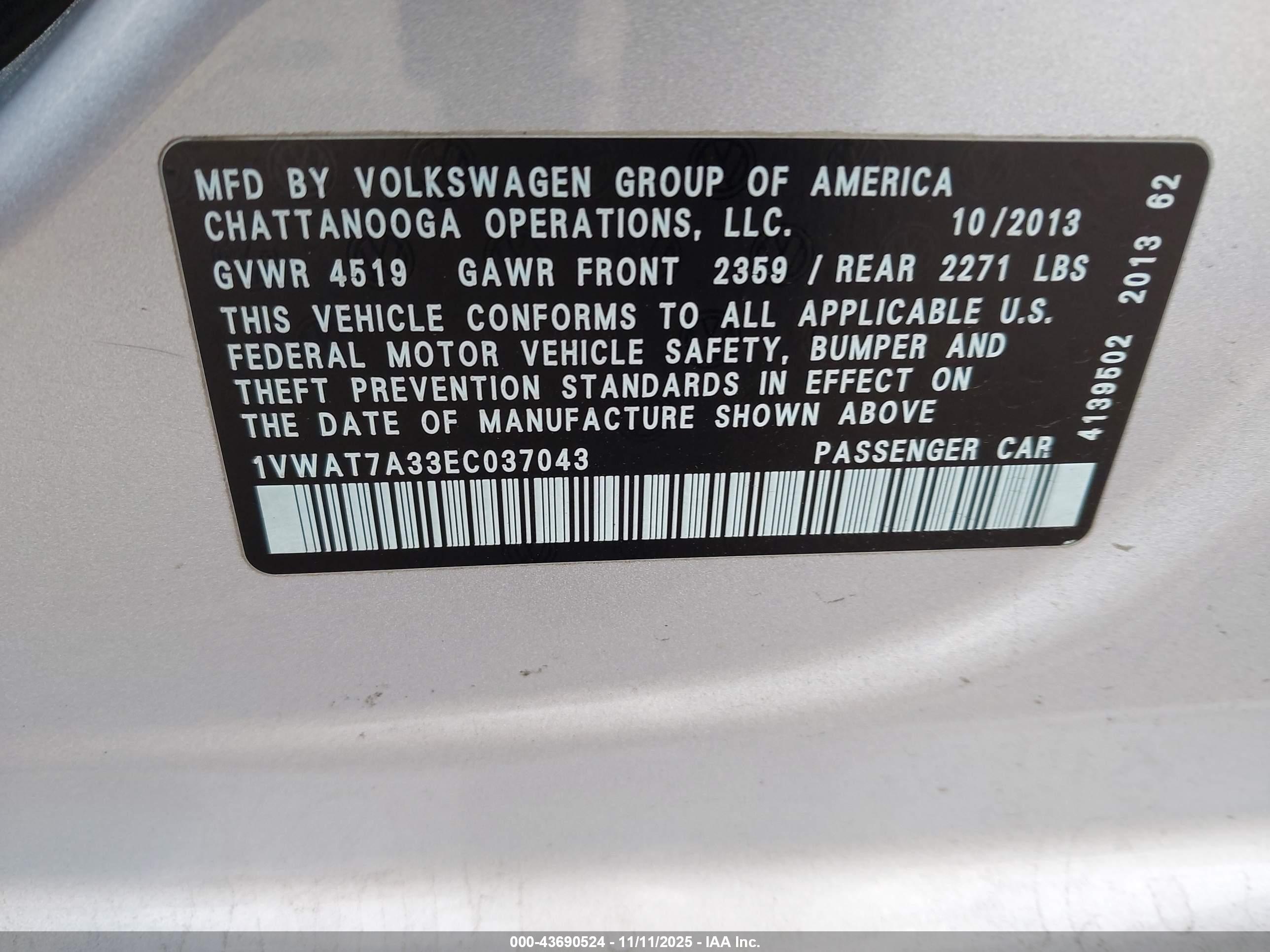 VOLKSWAGEN PASSAT image 9