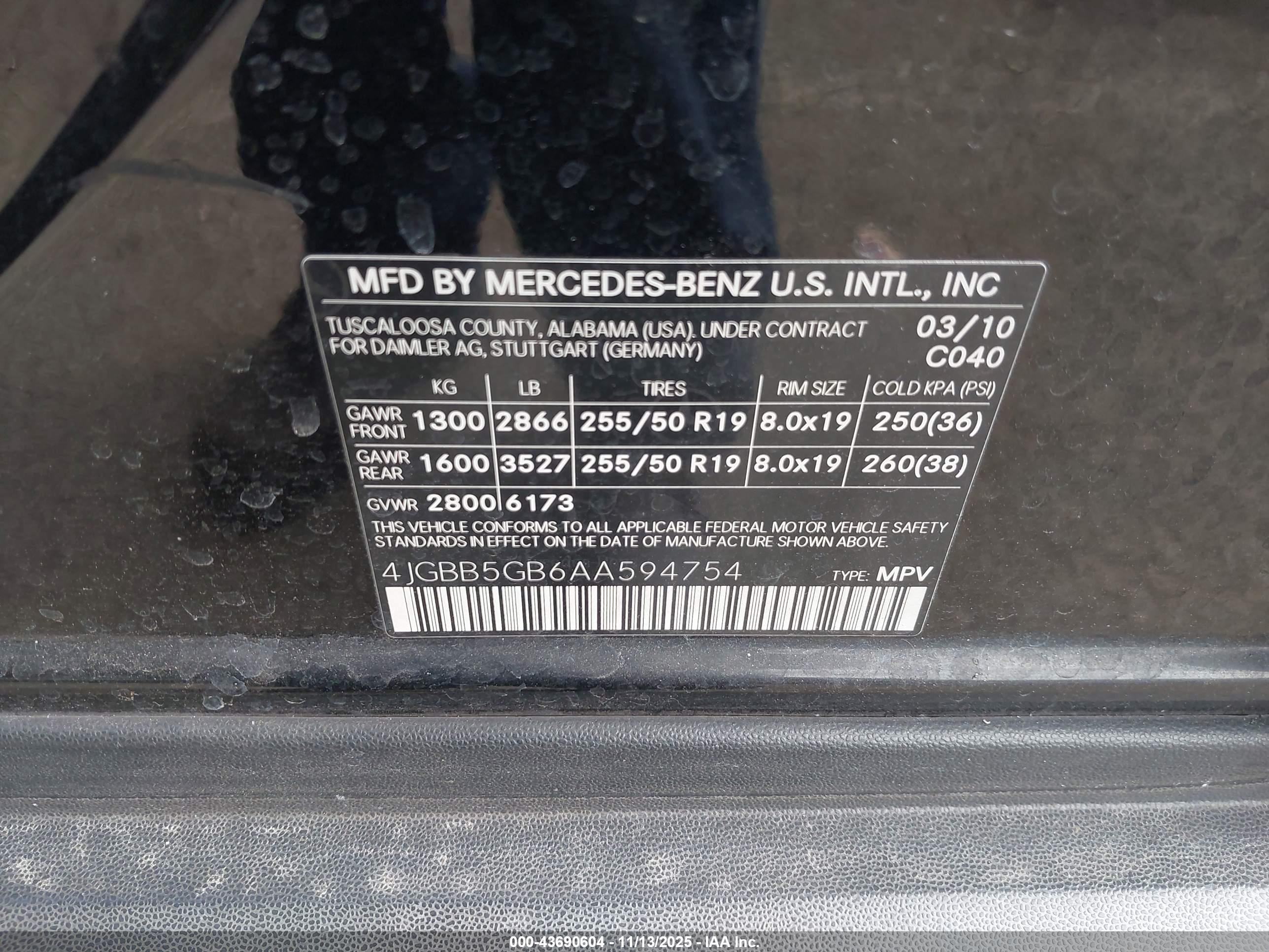 MERCEDES-BENZ ML image 9