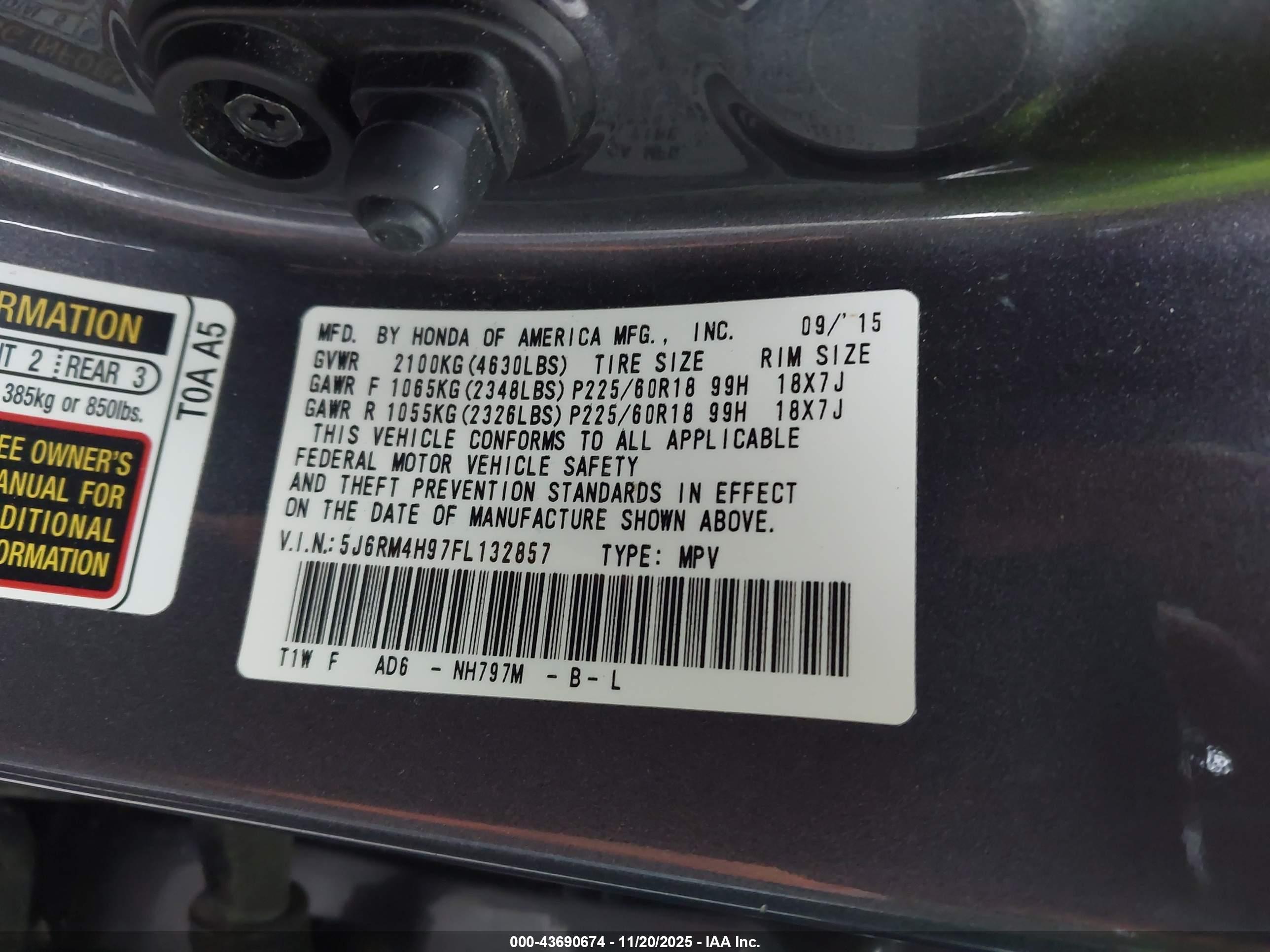 HONDA CR-V image 9