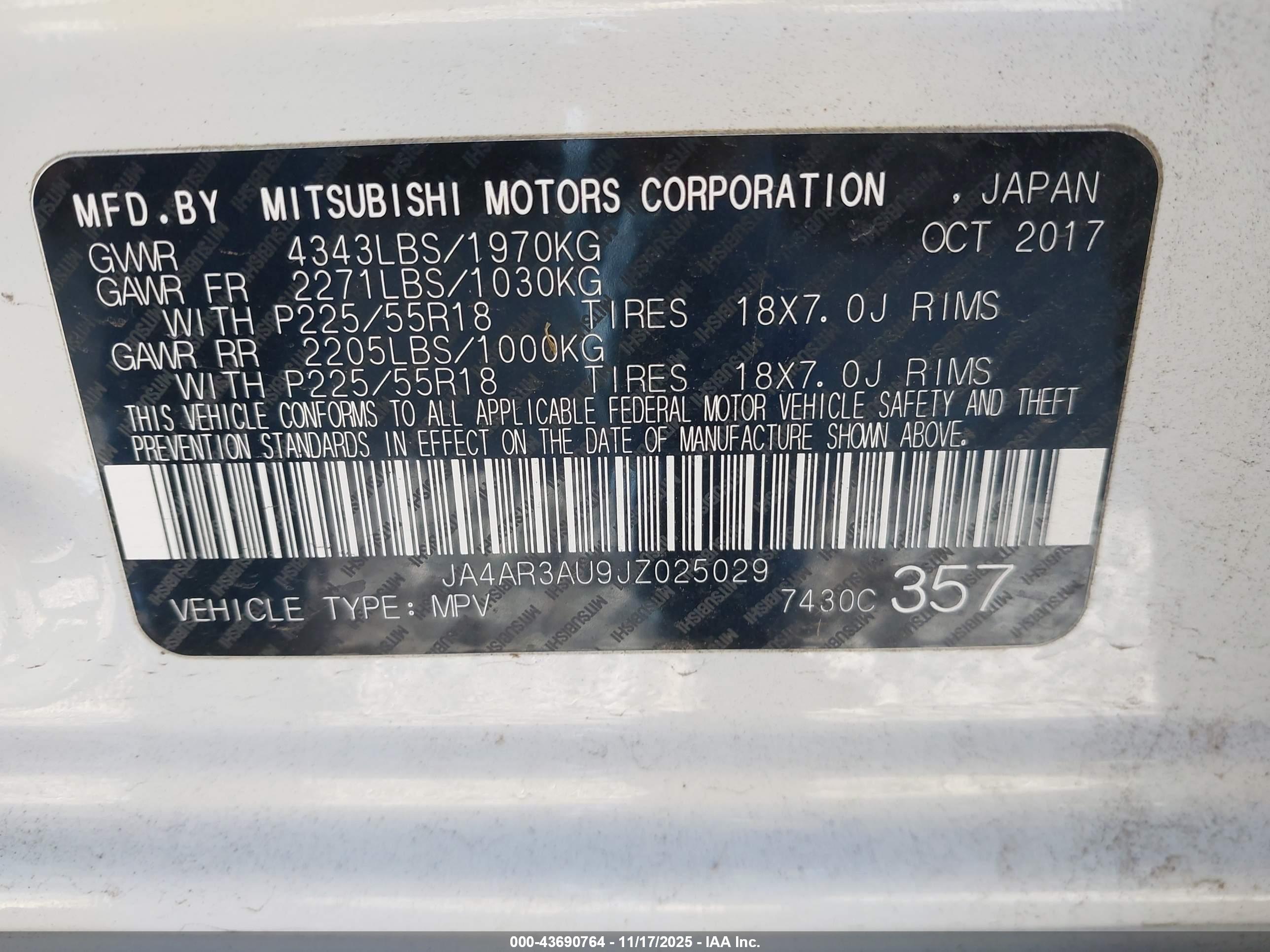 MITSUBISHI OUTLANDER image 9