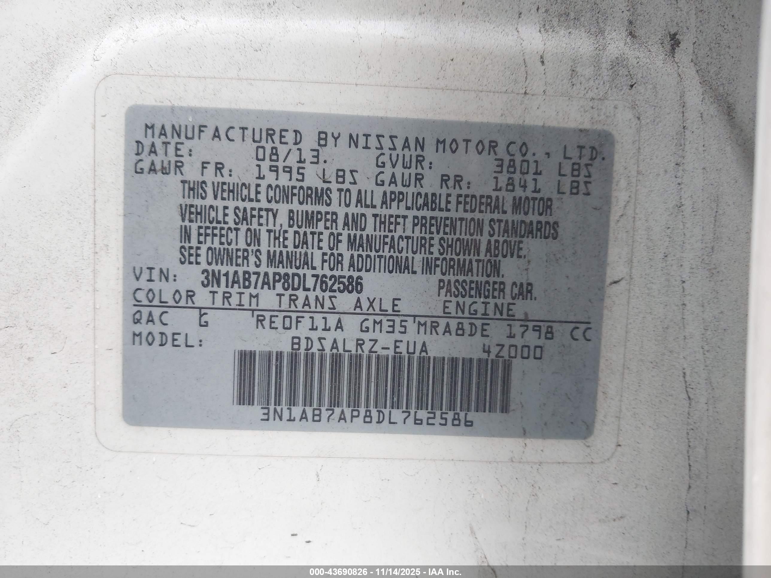 NISSAN SENTRA image 9
