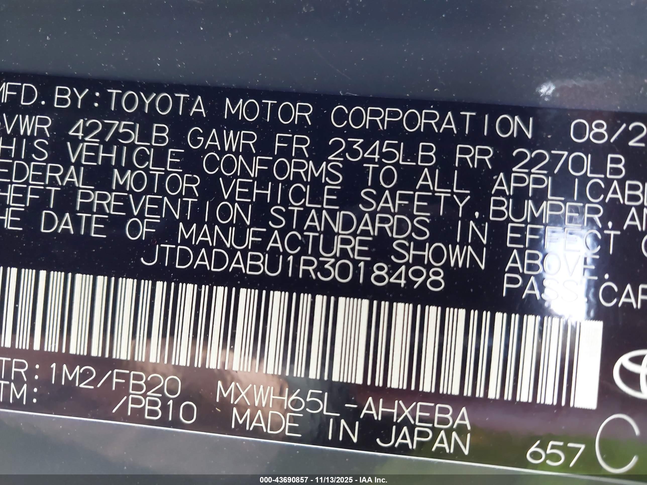 TOYOTA PRIUS image 9