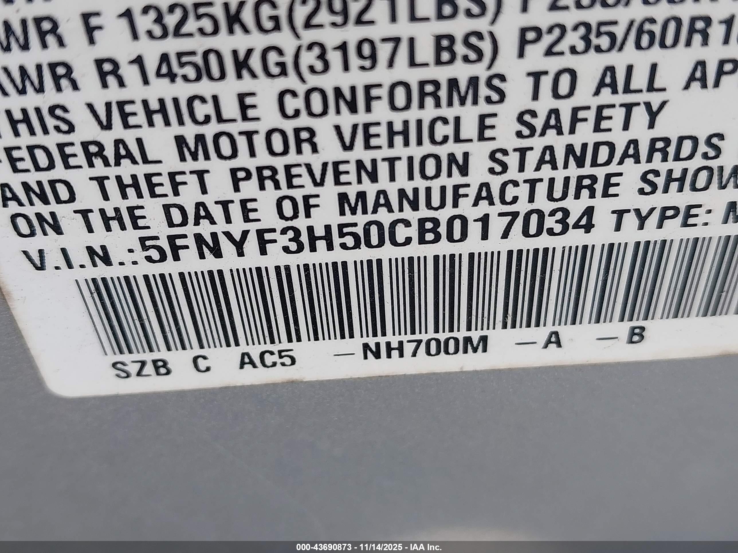 HONDA PILOT image 9