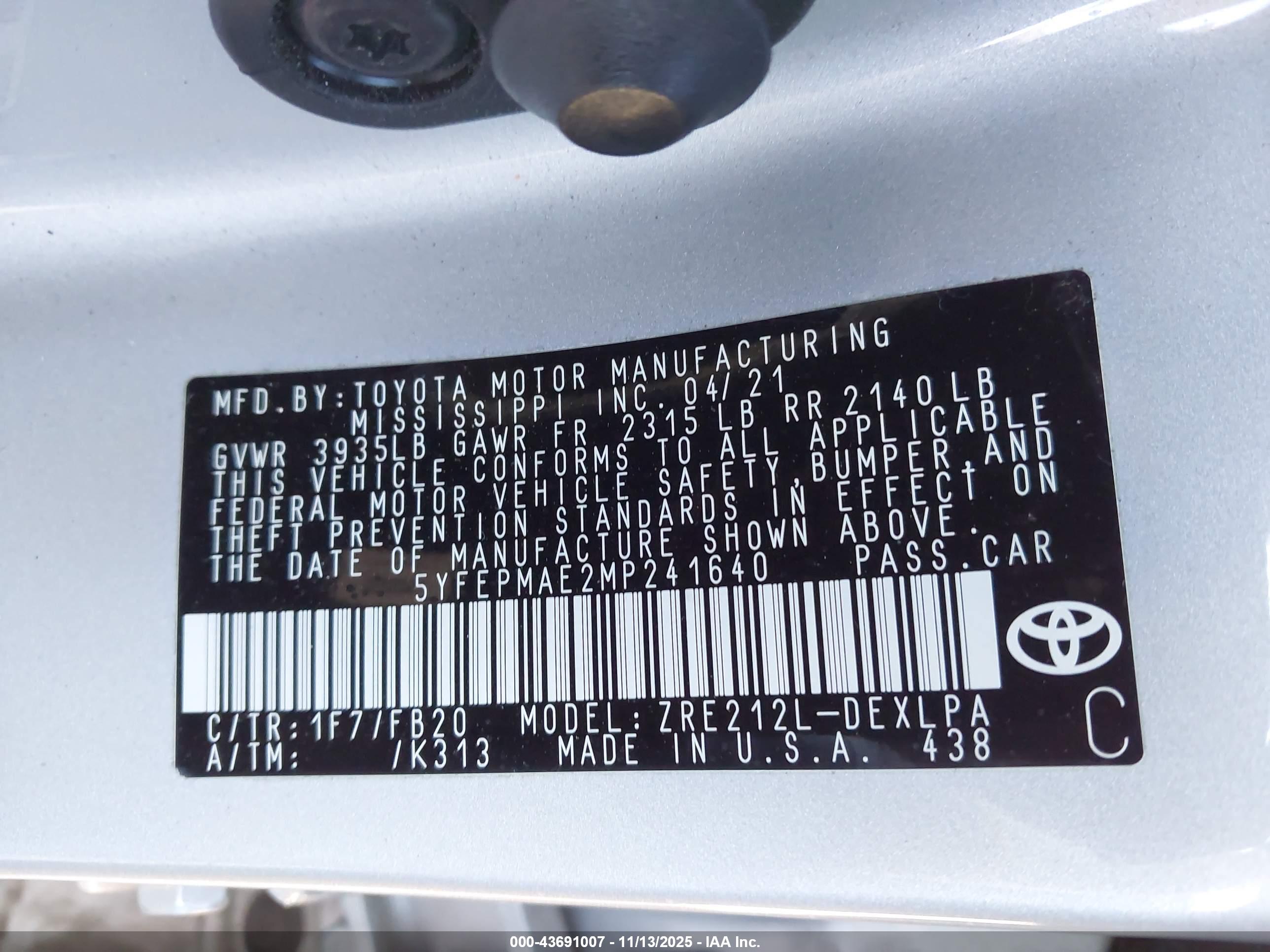 TOYOTA COROLLA image 9