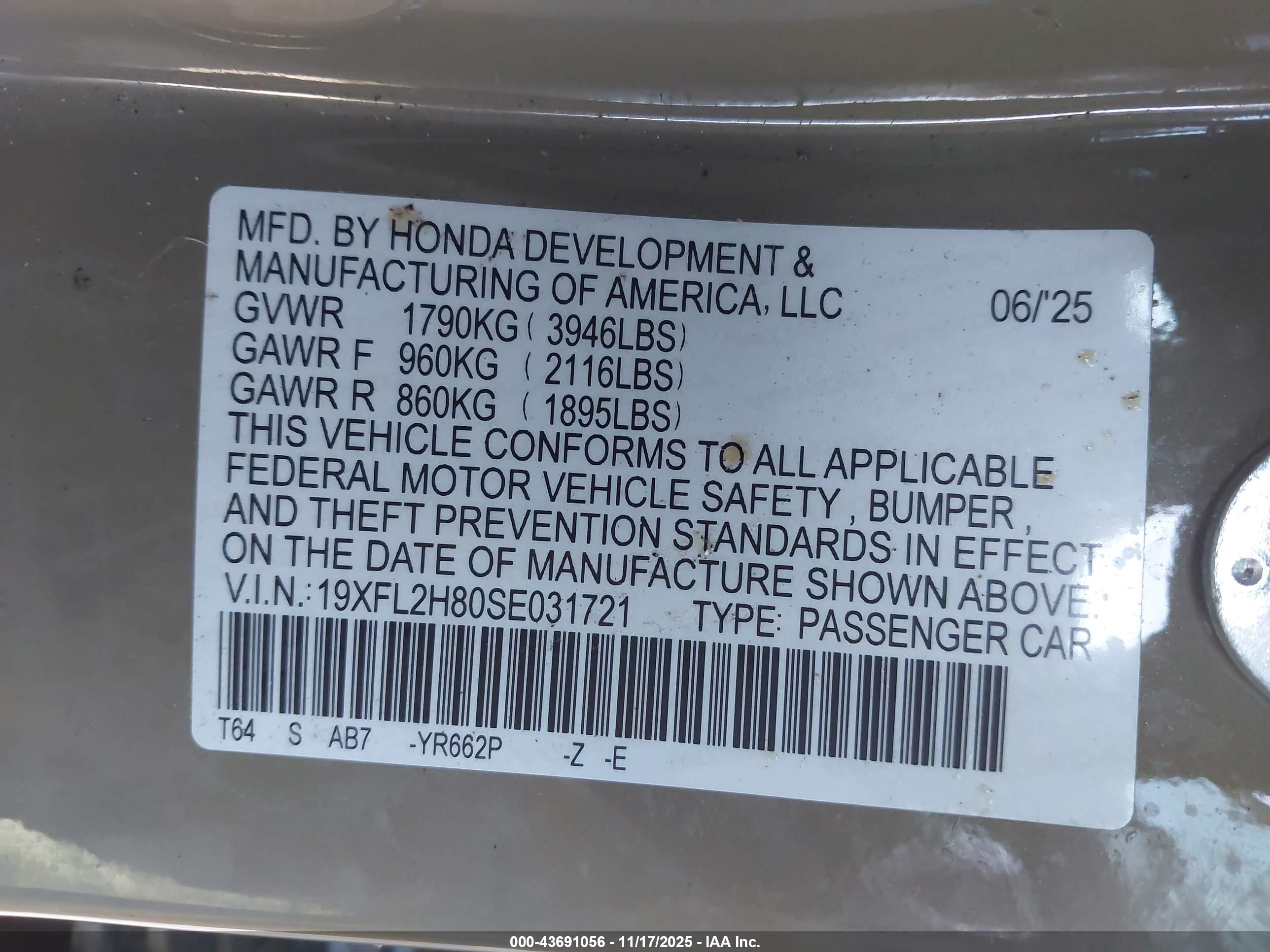 HONDA CIVIC image 9