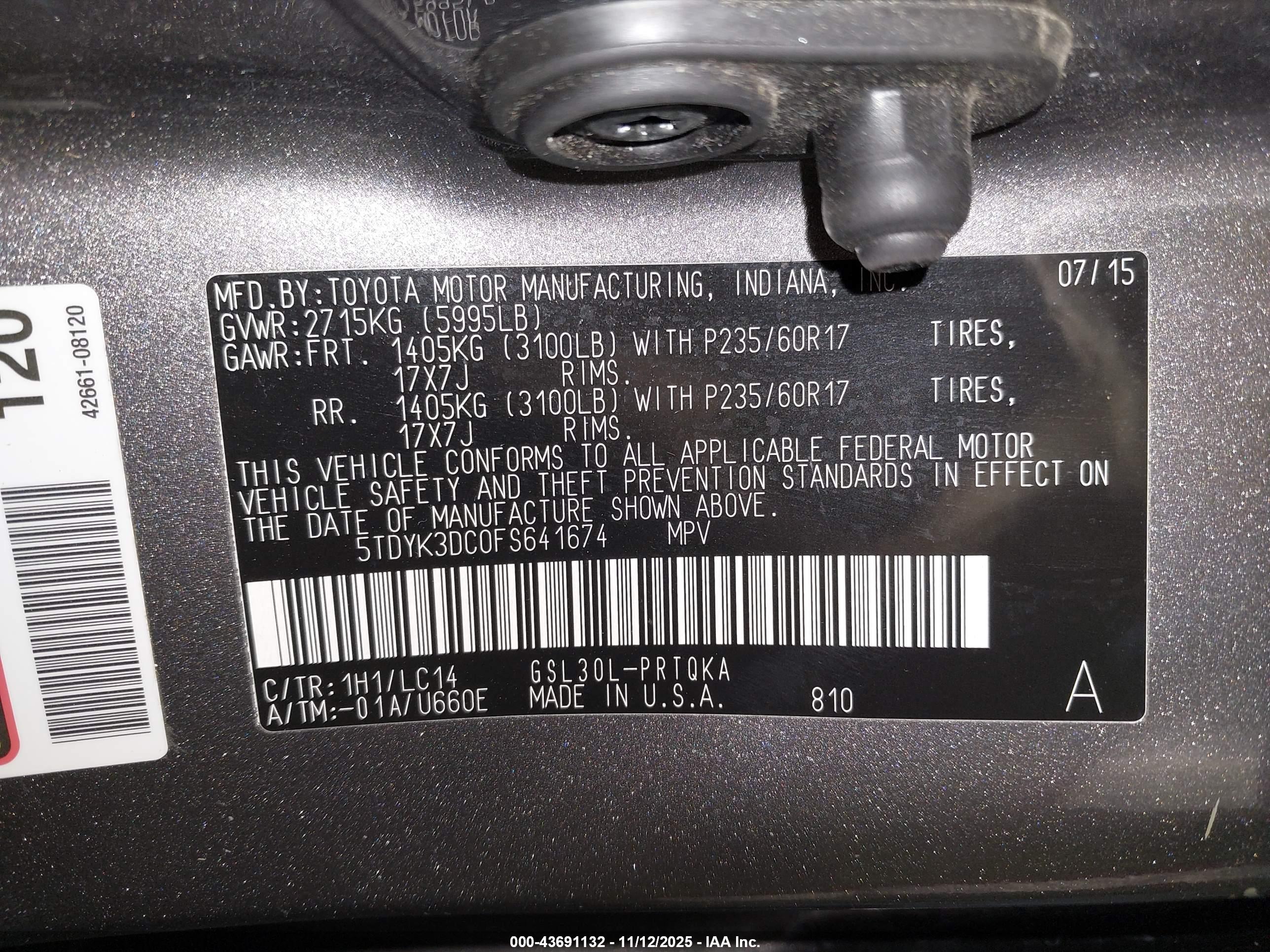 TOYOTA SIENNA image 9