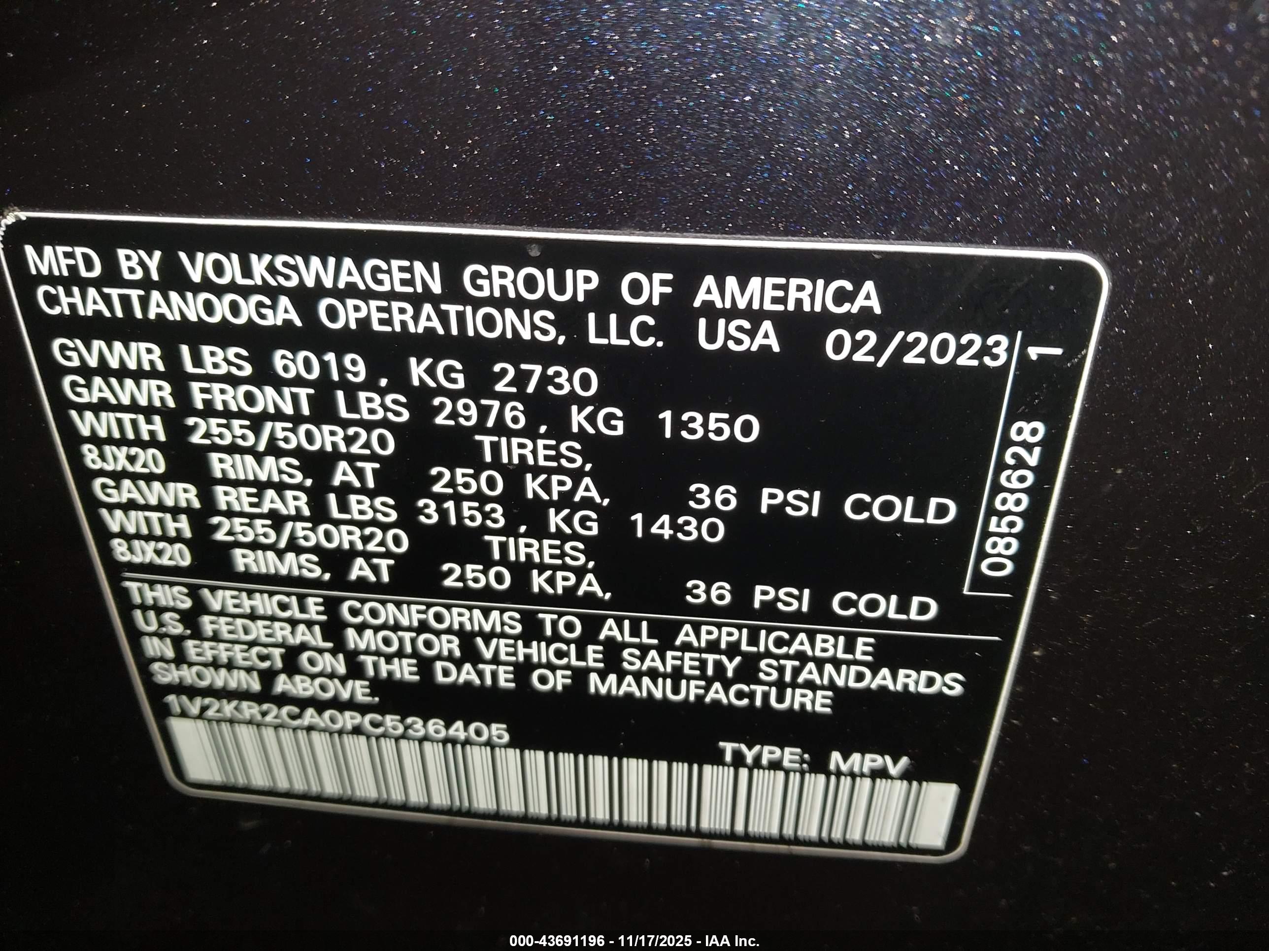 VOLKSWAGEN ATLAS image 9