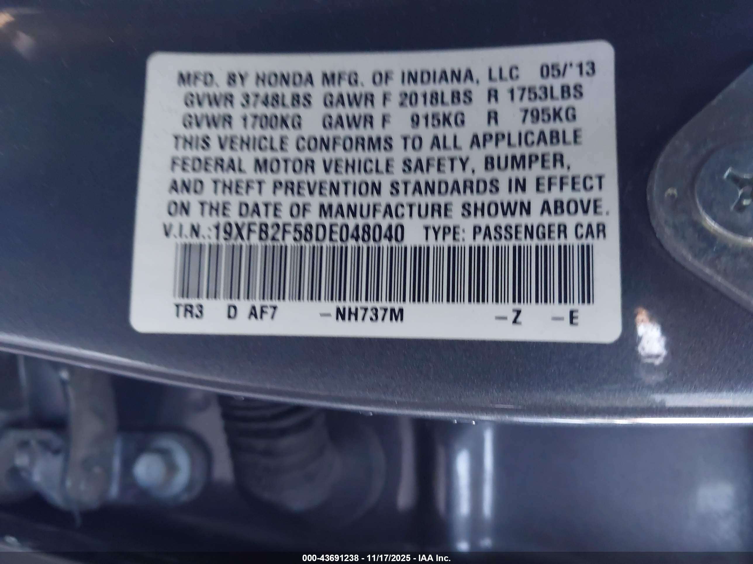 HONDA CIVIC image 9