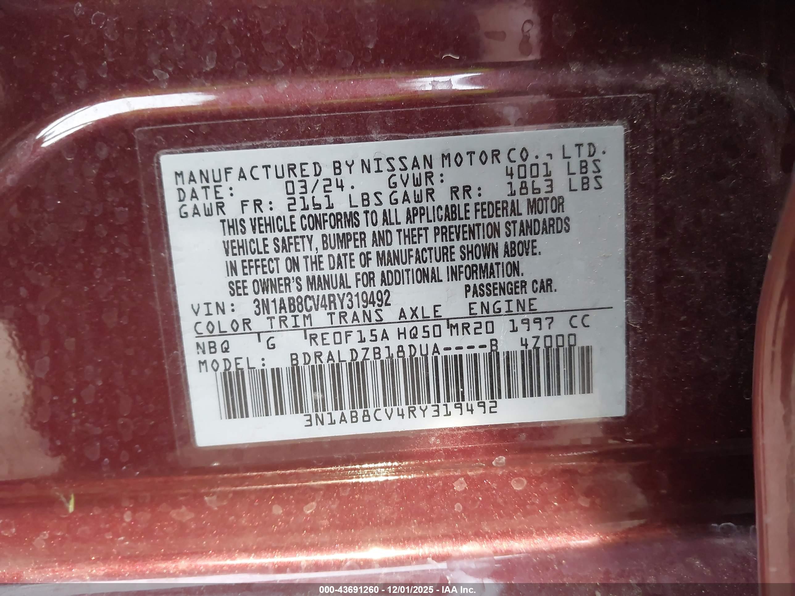 NISSAN SENTRA image 9