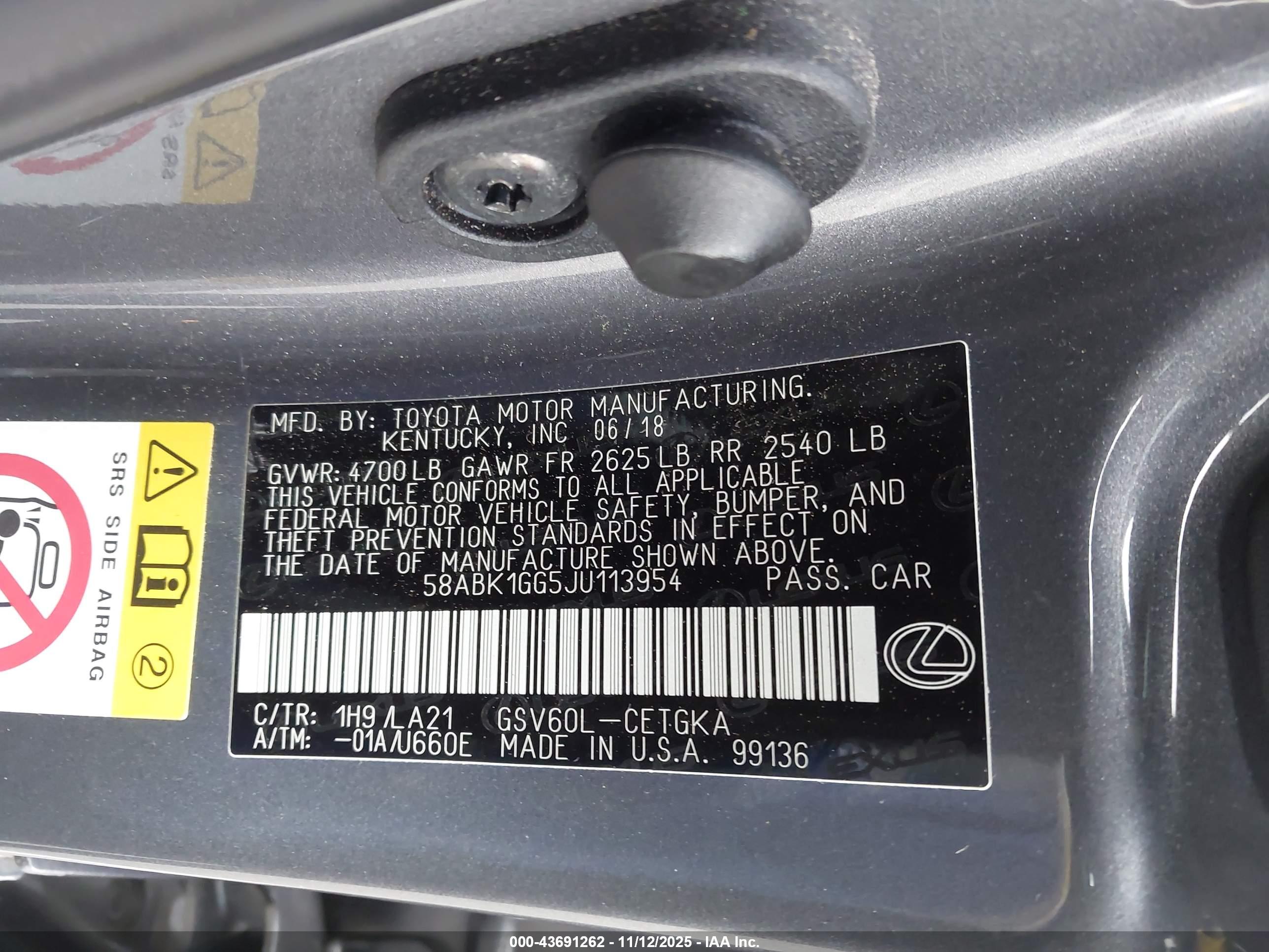LEXUS ES image 9