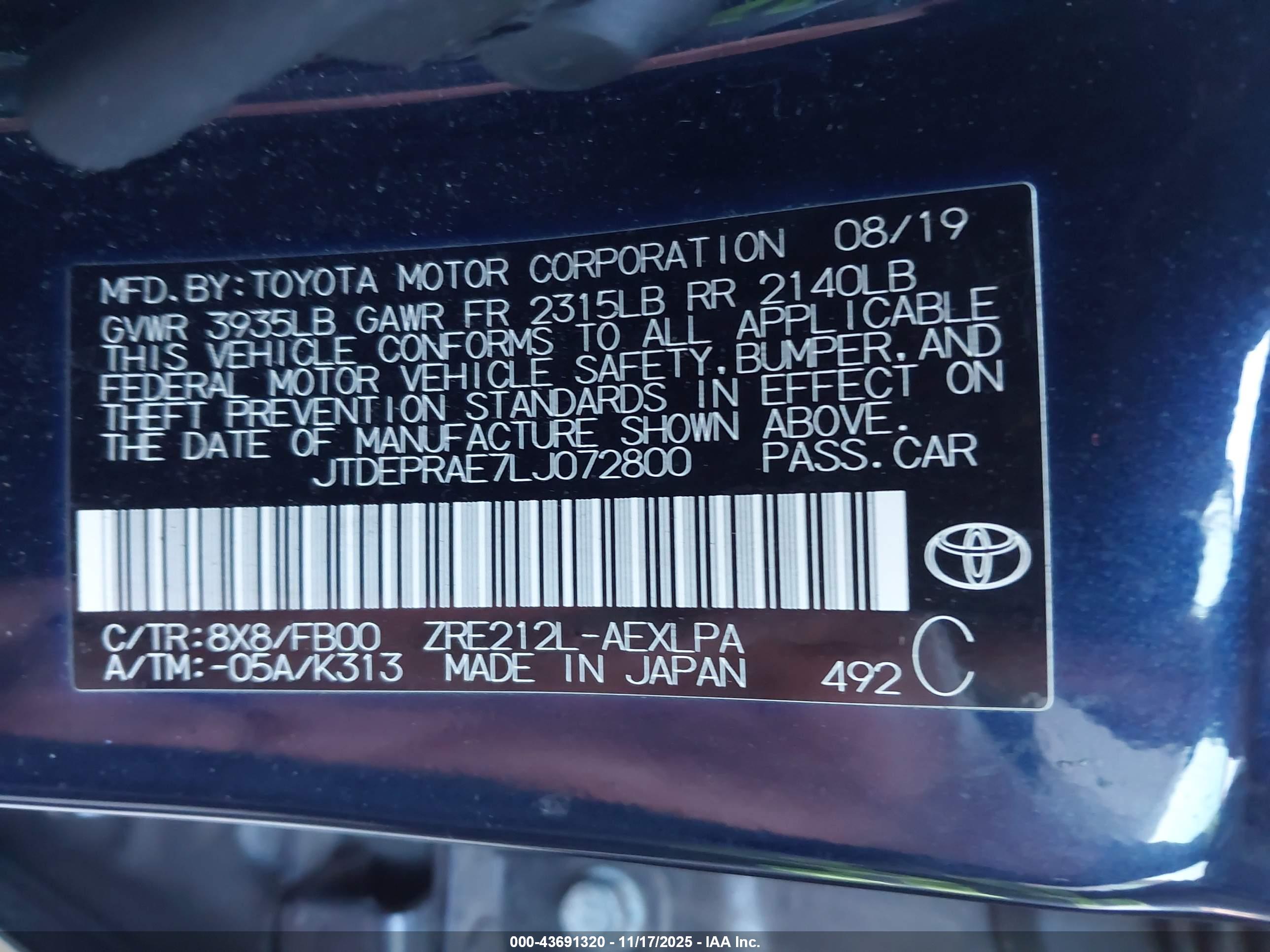 TOYOTA COROLLA image 9
