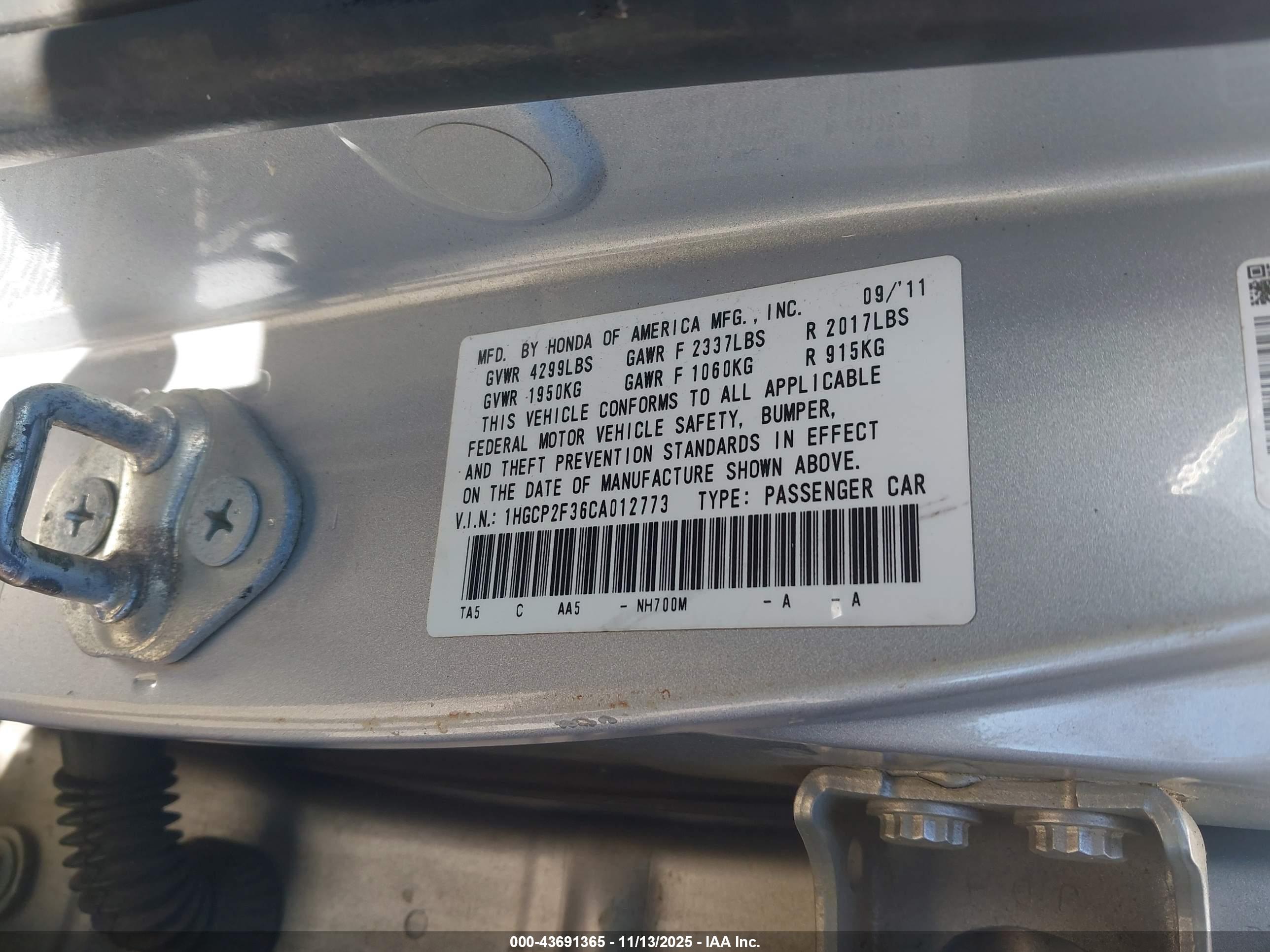 HONDA ACCORD image 9
