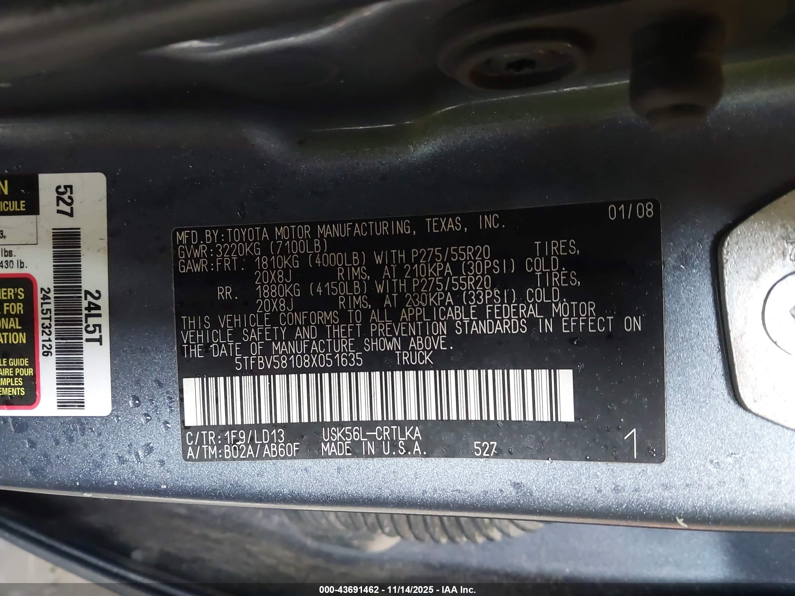 TOYOTA TUNDRA image 9