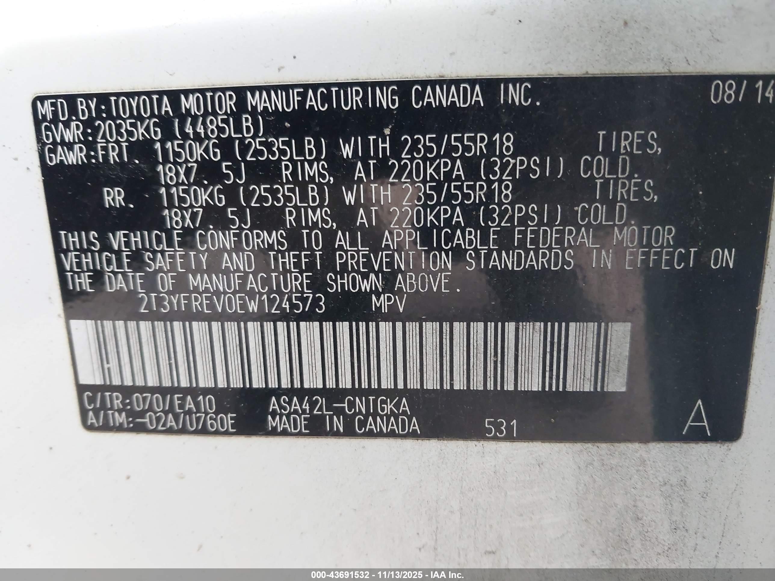 TOYOTA RAV4 image 9
