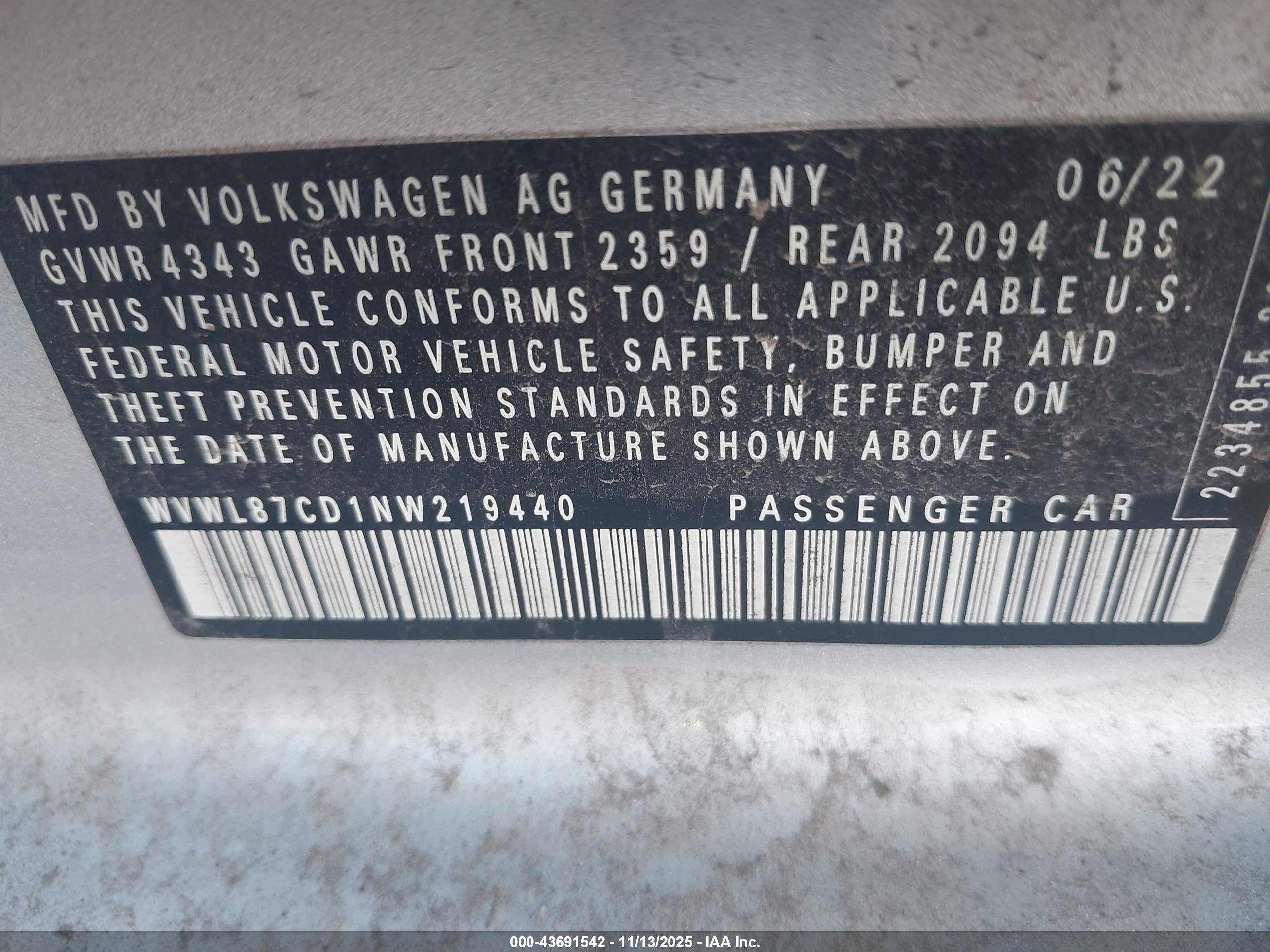 VOLKSWAGEN GOLF image 9