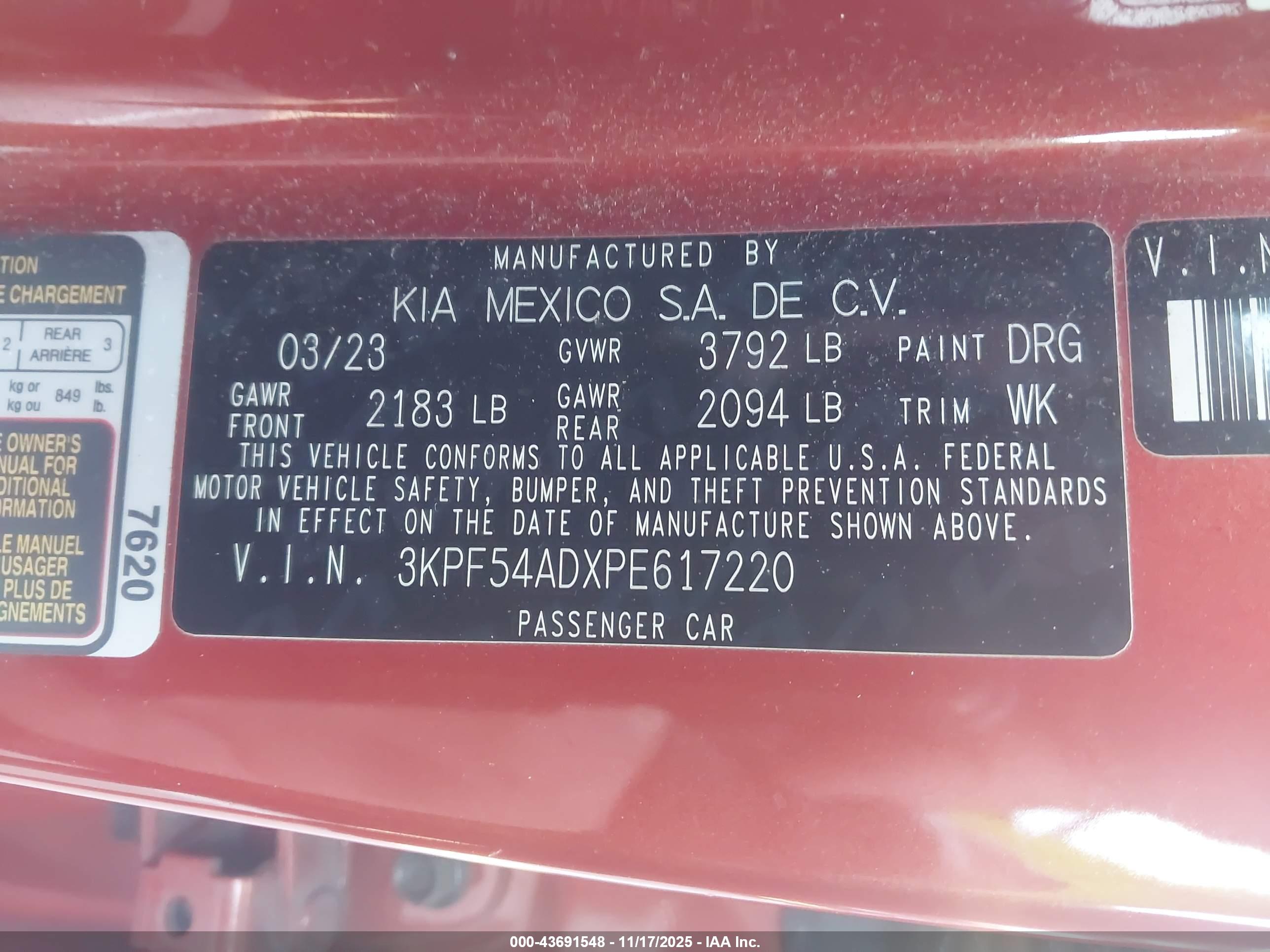 KIA FORTE image 9