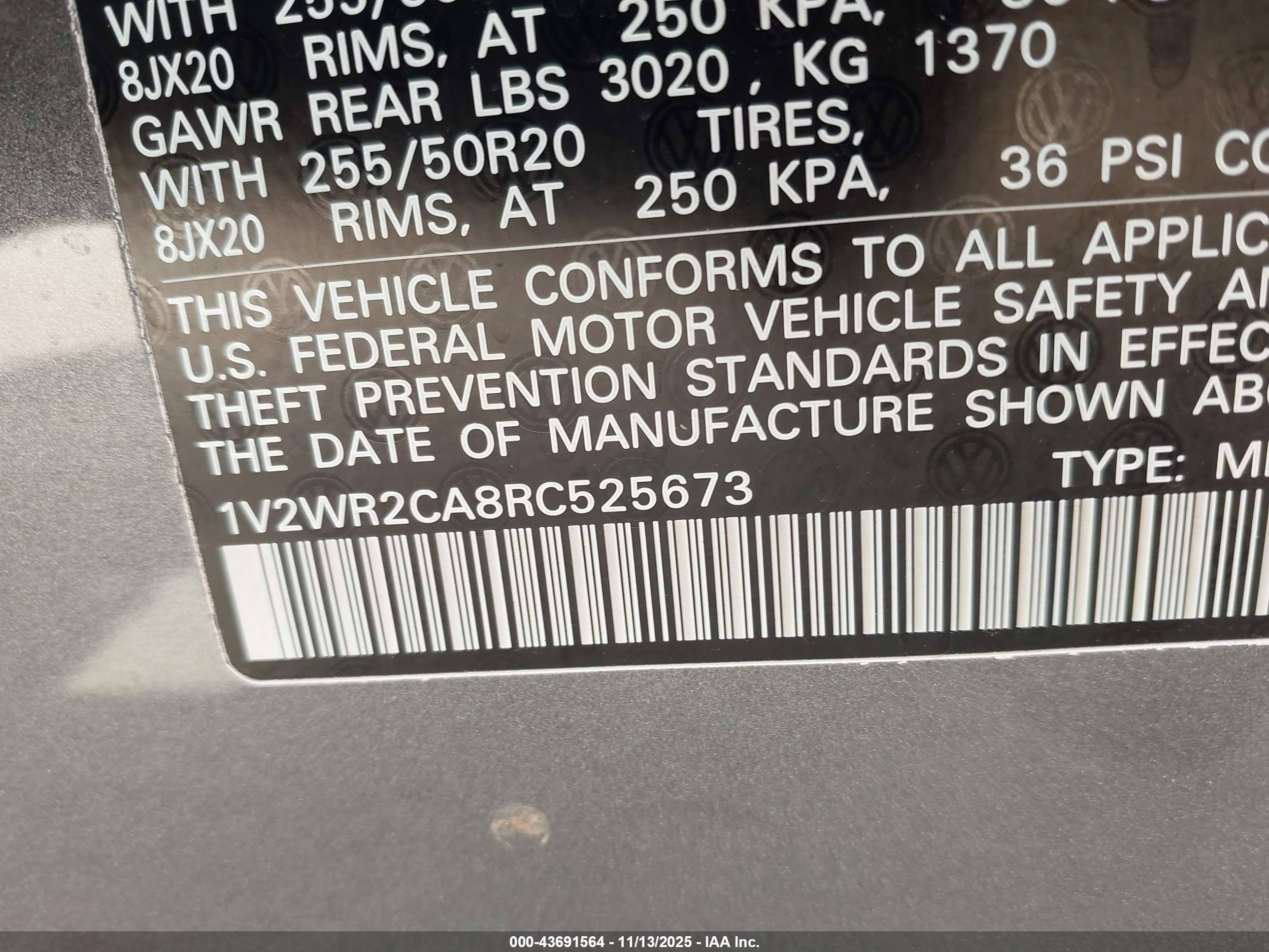 VOLKSWAGEN ATLAS image 9