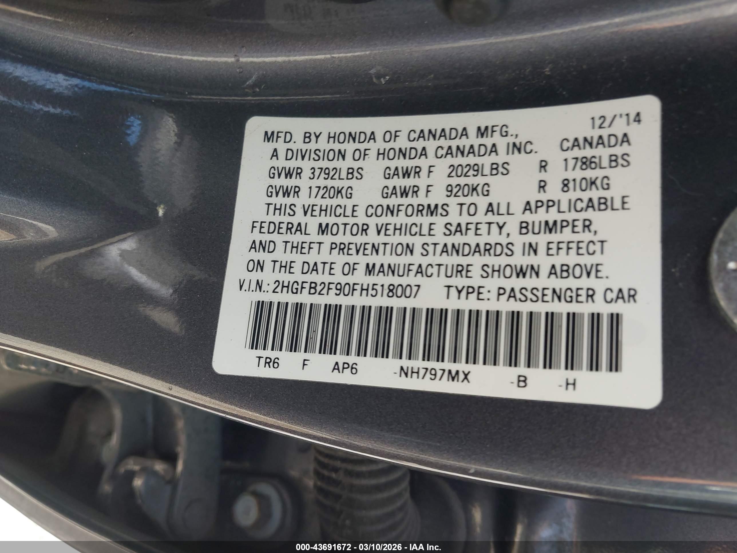 HONDA CIVIC image 9