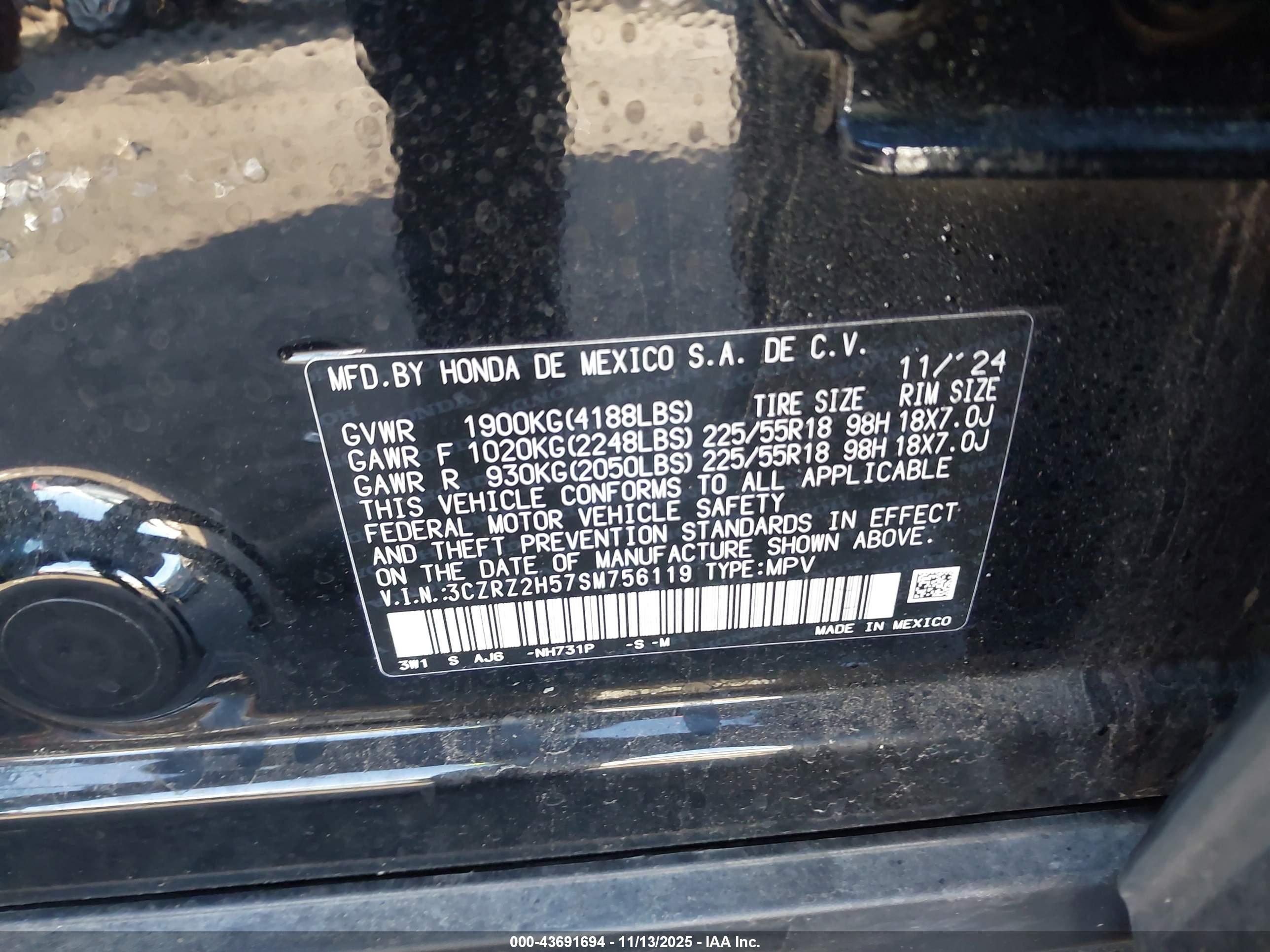 HONDA HR-V image 9