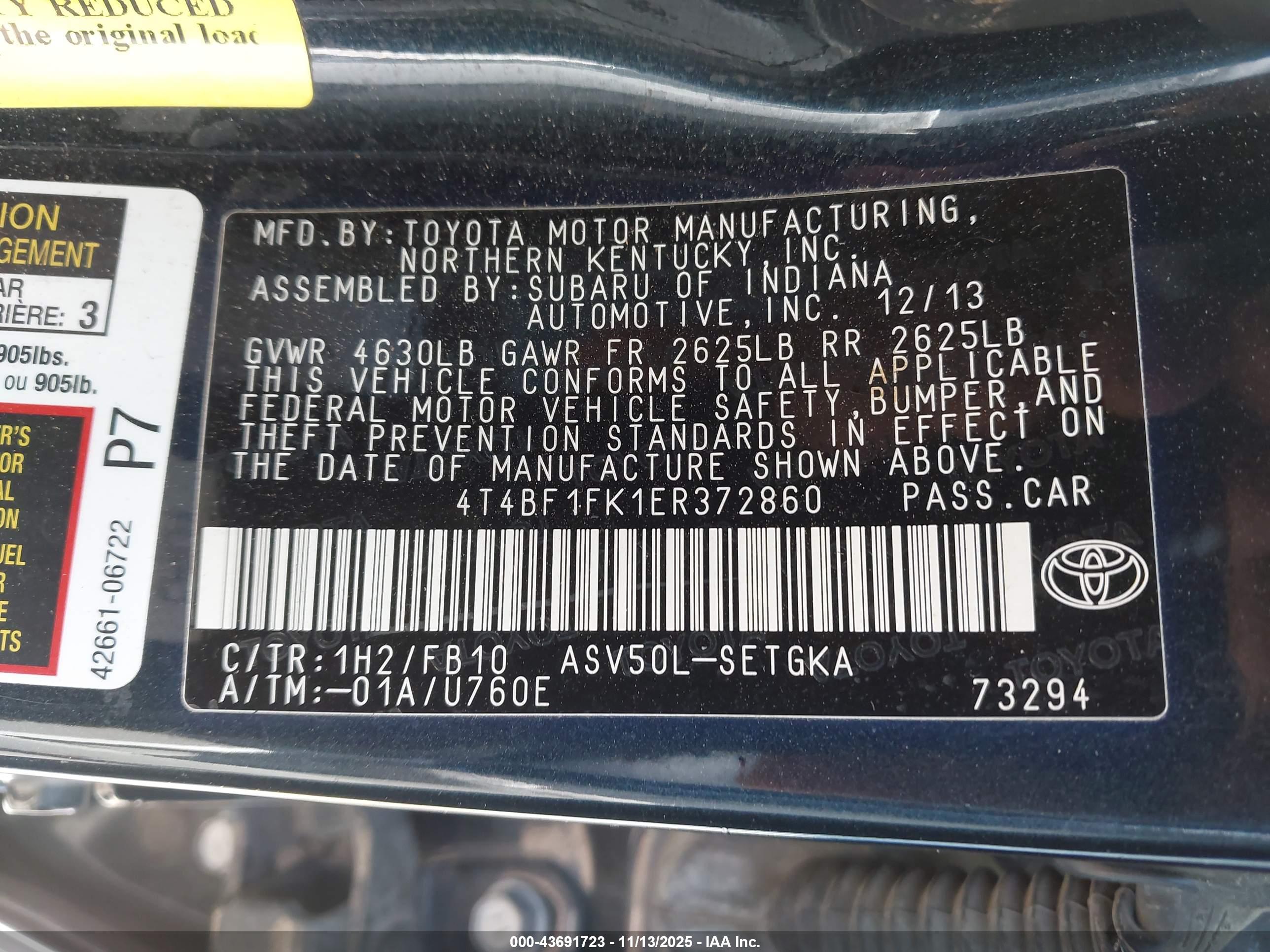 TOYOTA CAMRY image 9