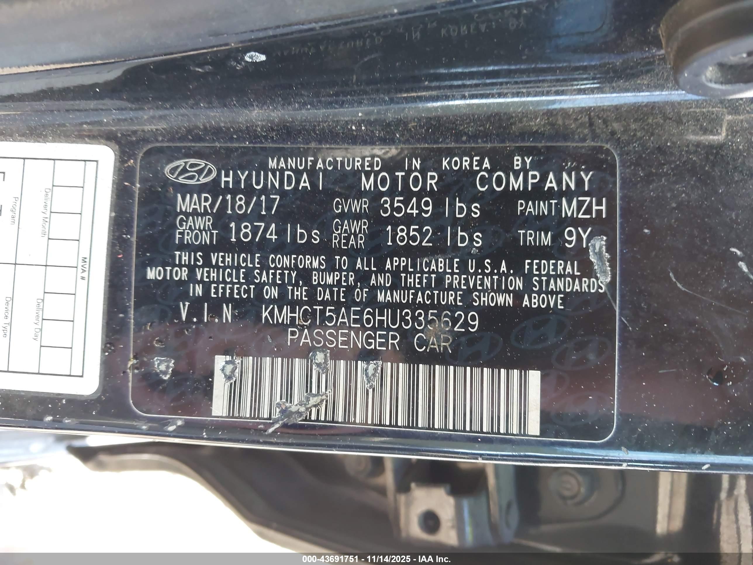 HYUNDAI ACCENT image 9