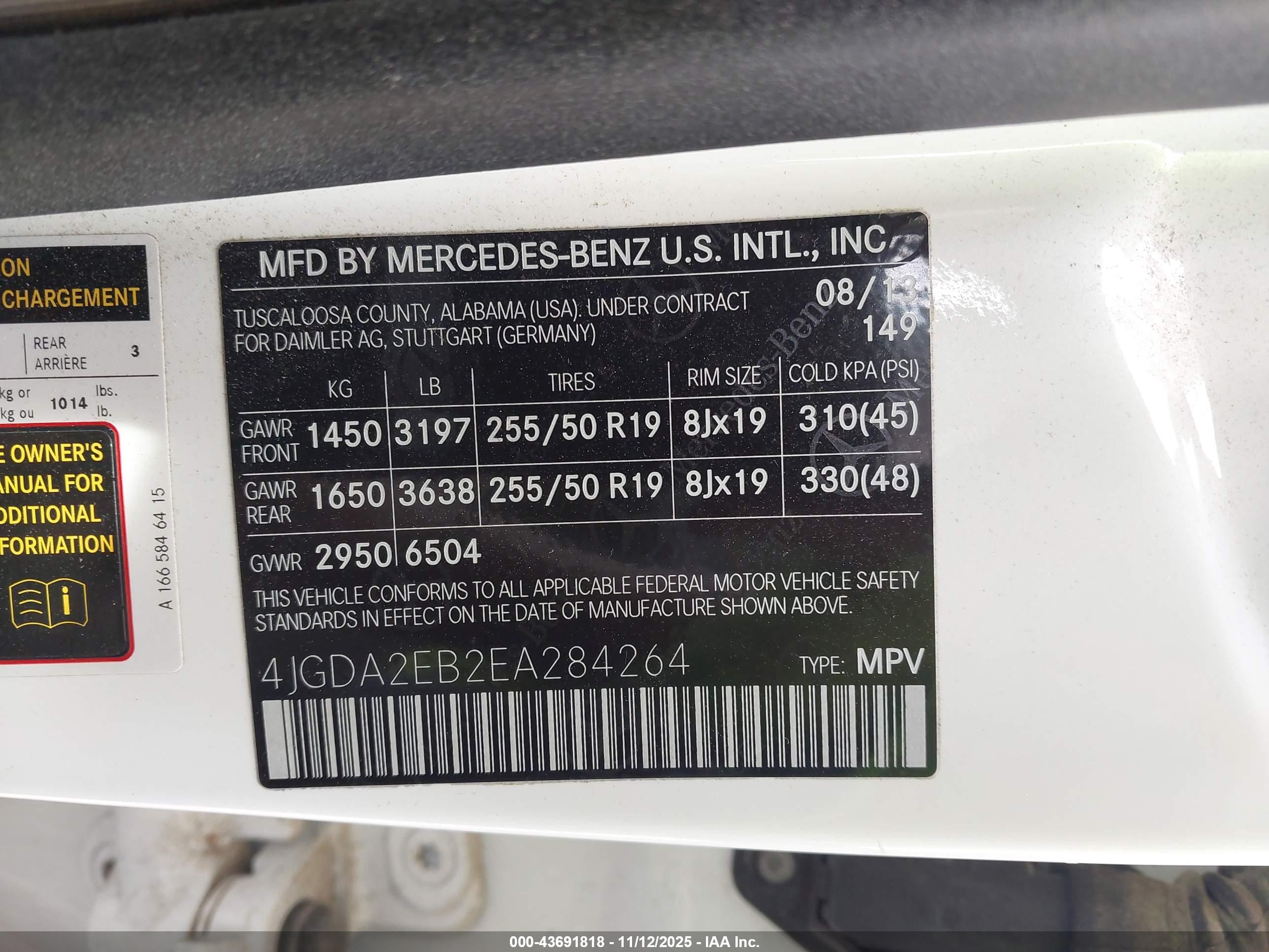 MERCEDES-BENZ ML image 9