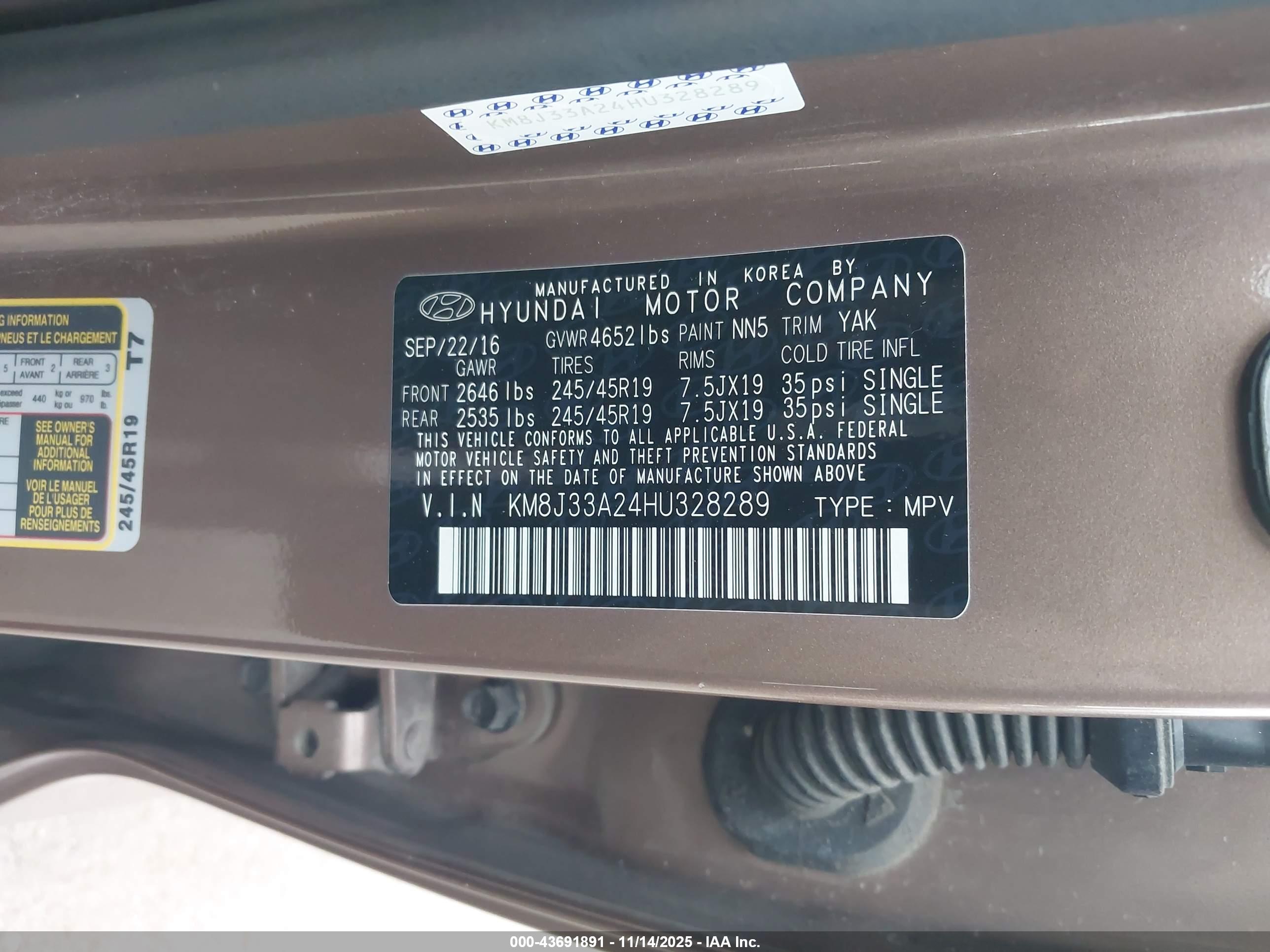 HYUNDAI TUCSON image 9