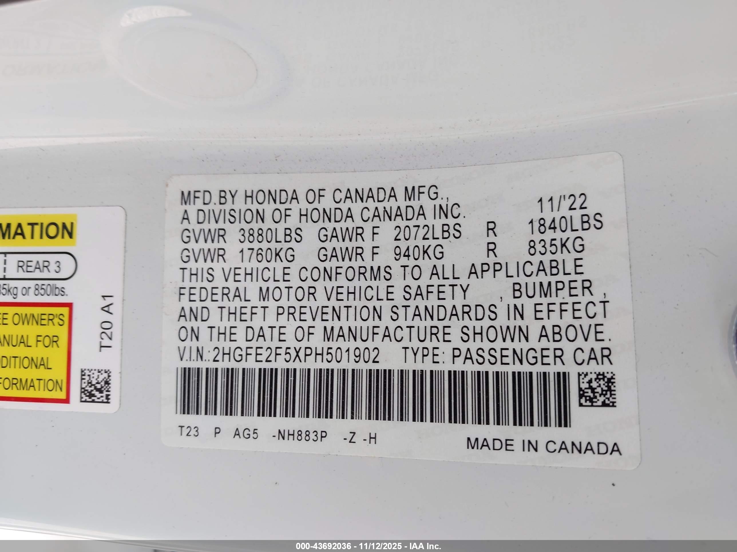 HONDA CIVIC image 9