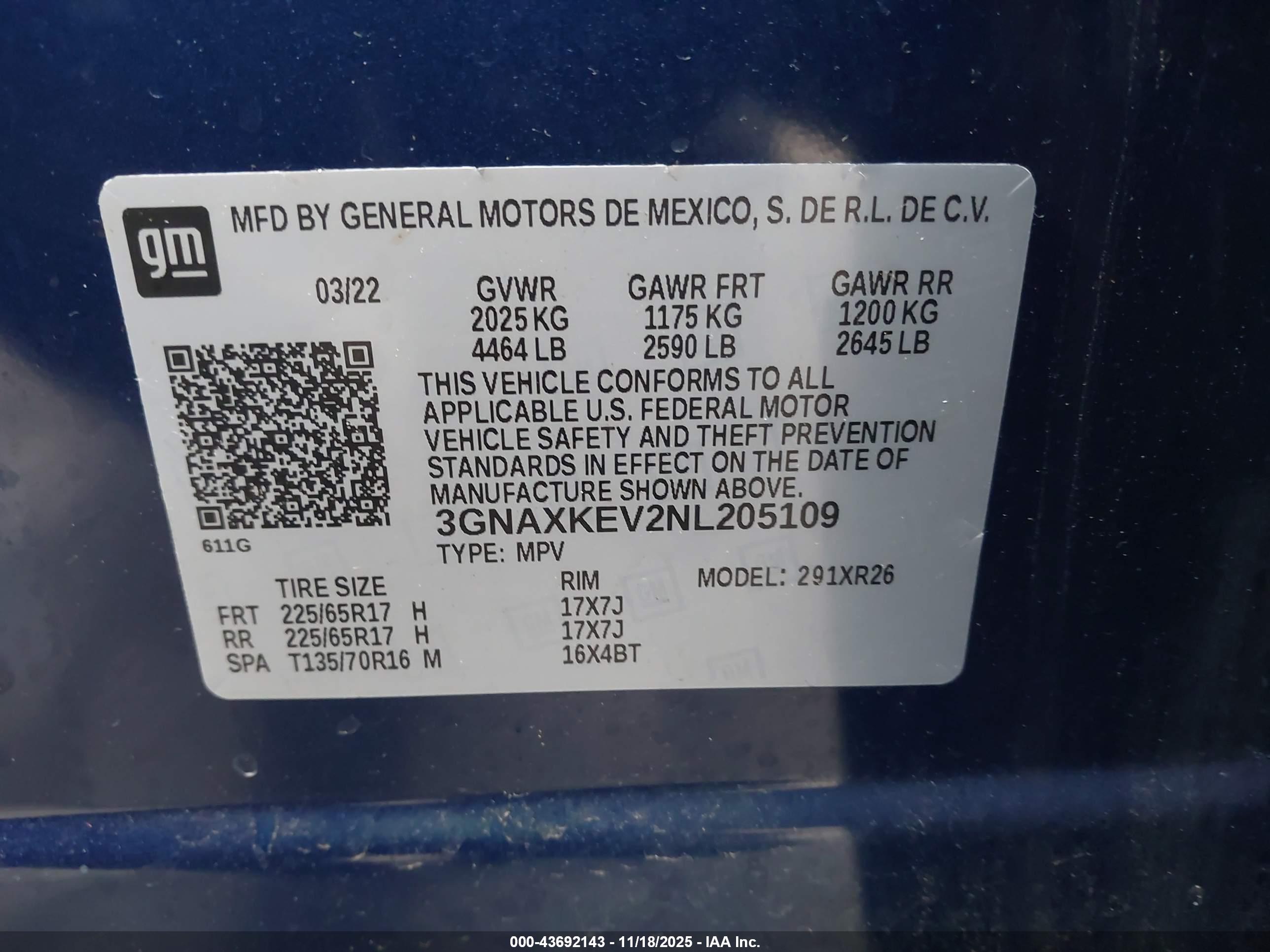 CHEVROLET EQUINOX image 9