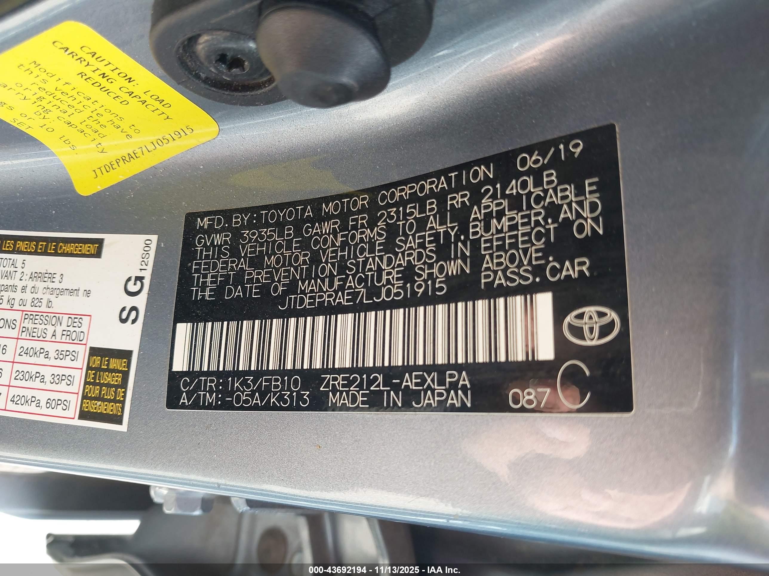 TOYOTA COROLLA image 9
