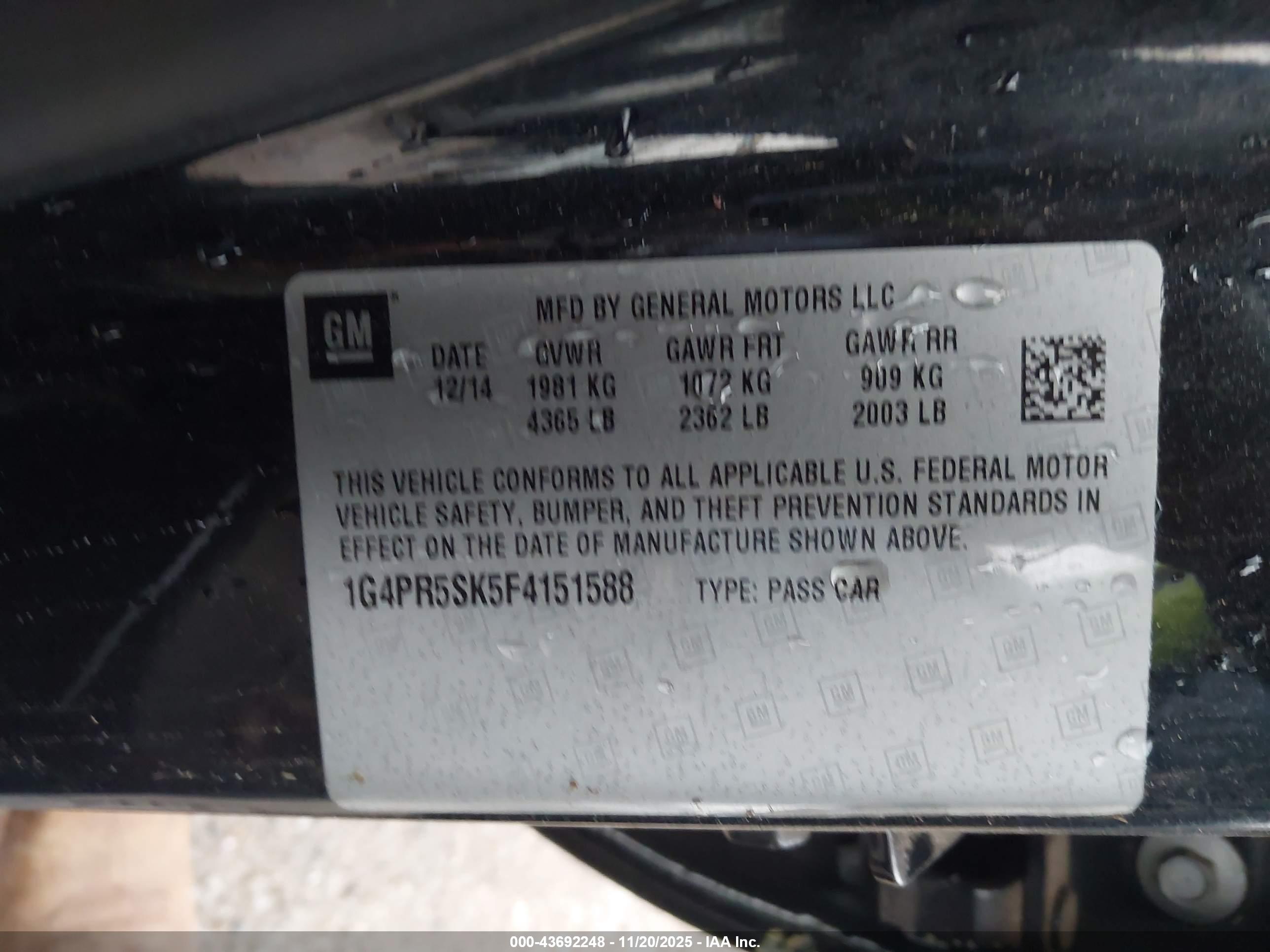 BUICK VERANO image 9
